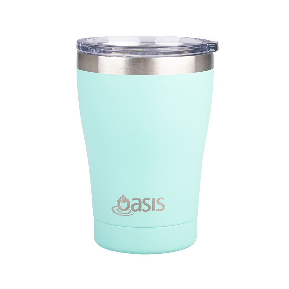 Oasis Stainless Steel Double Wall Insulated Travel Cup 350ml - Mint