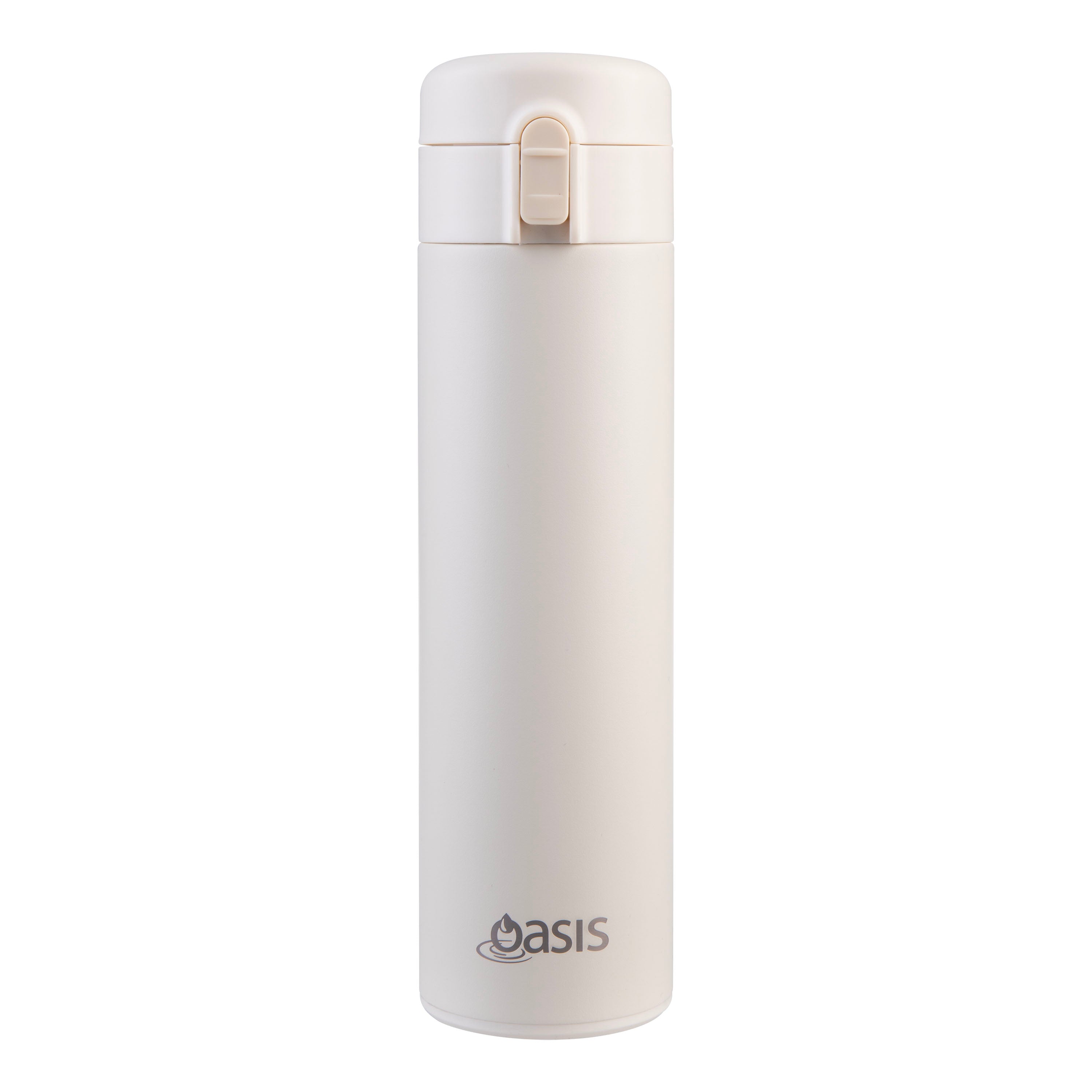 Oasis Stainless Steel Double Wall Flip-Top Flask 480ml - Alabaster