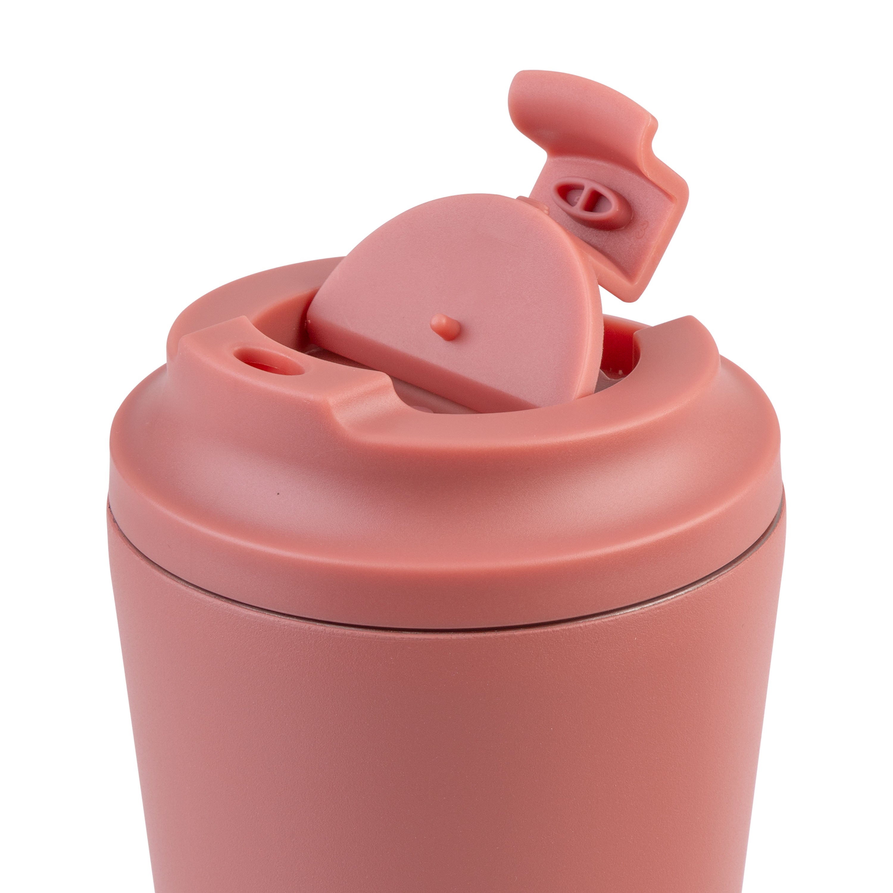 Oasis Ceramic Lined Stainless Steel Double Wall Coffee Cup 360ml - Auburn