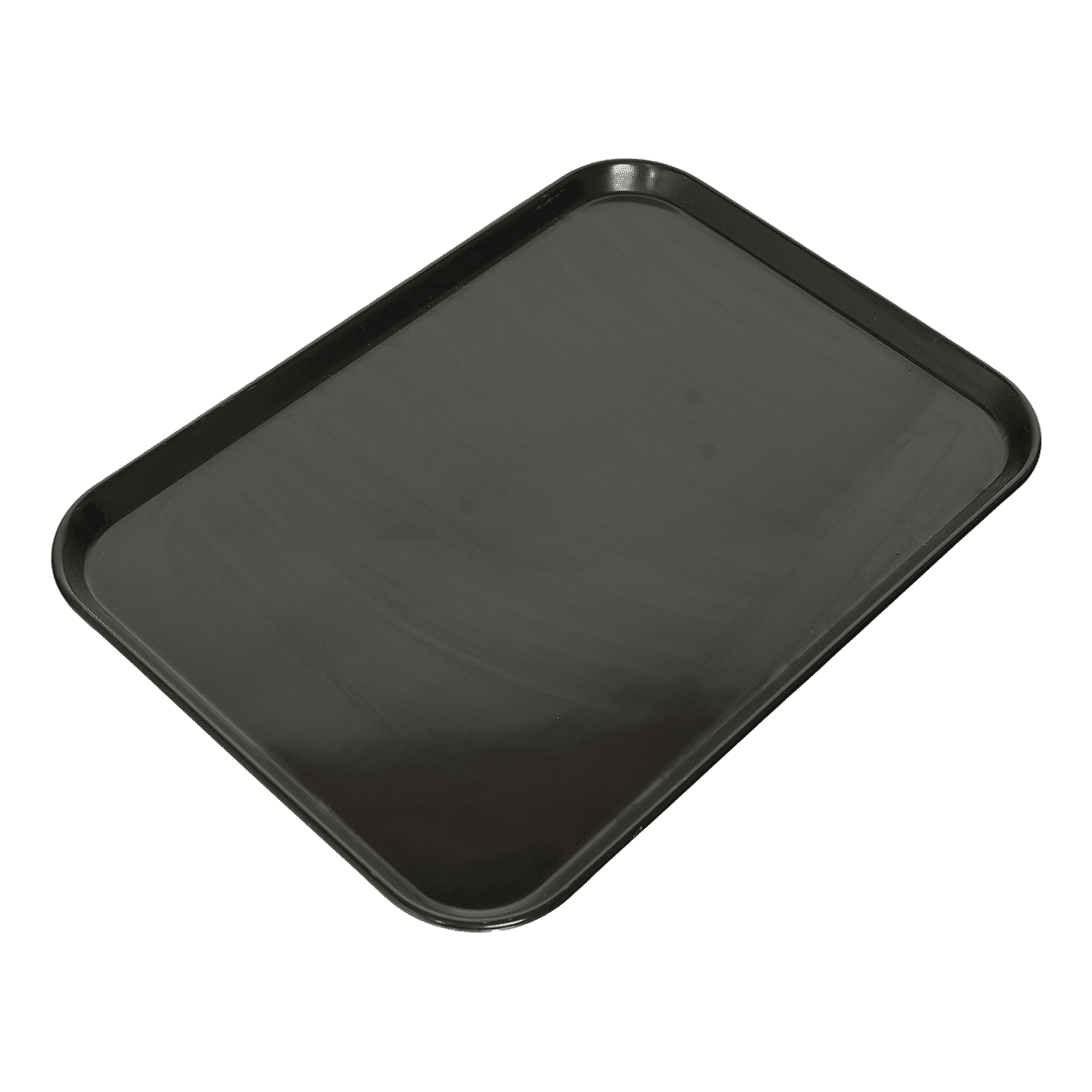 KH Healthcare Tray 560 x 405mm Black Fibreglass