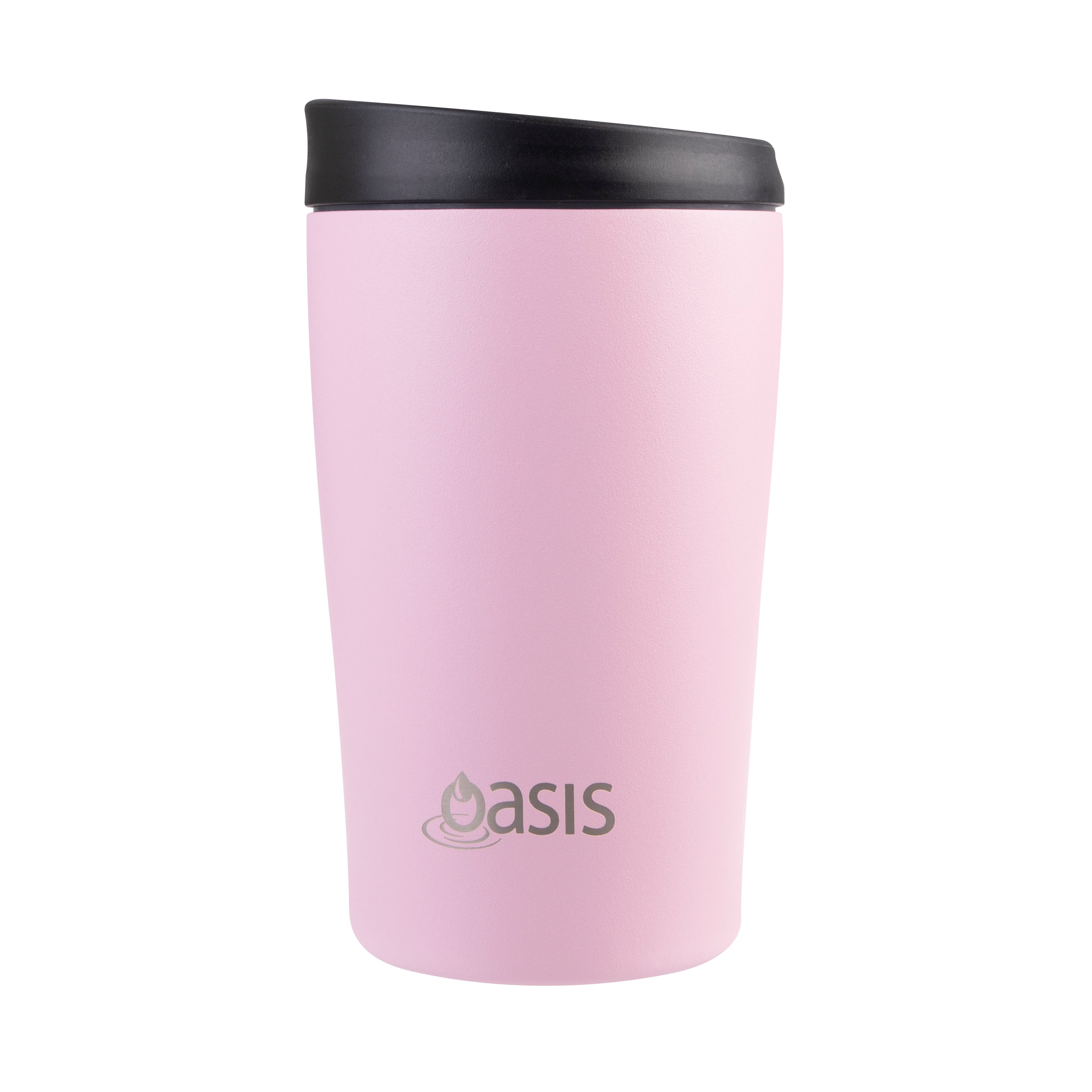 Oasis Stainless Steel Double Wall Travel Cup 380ml - Carnation