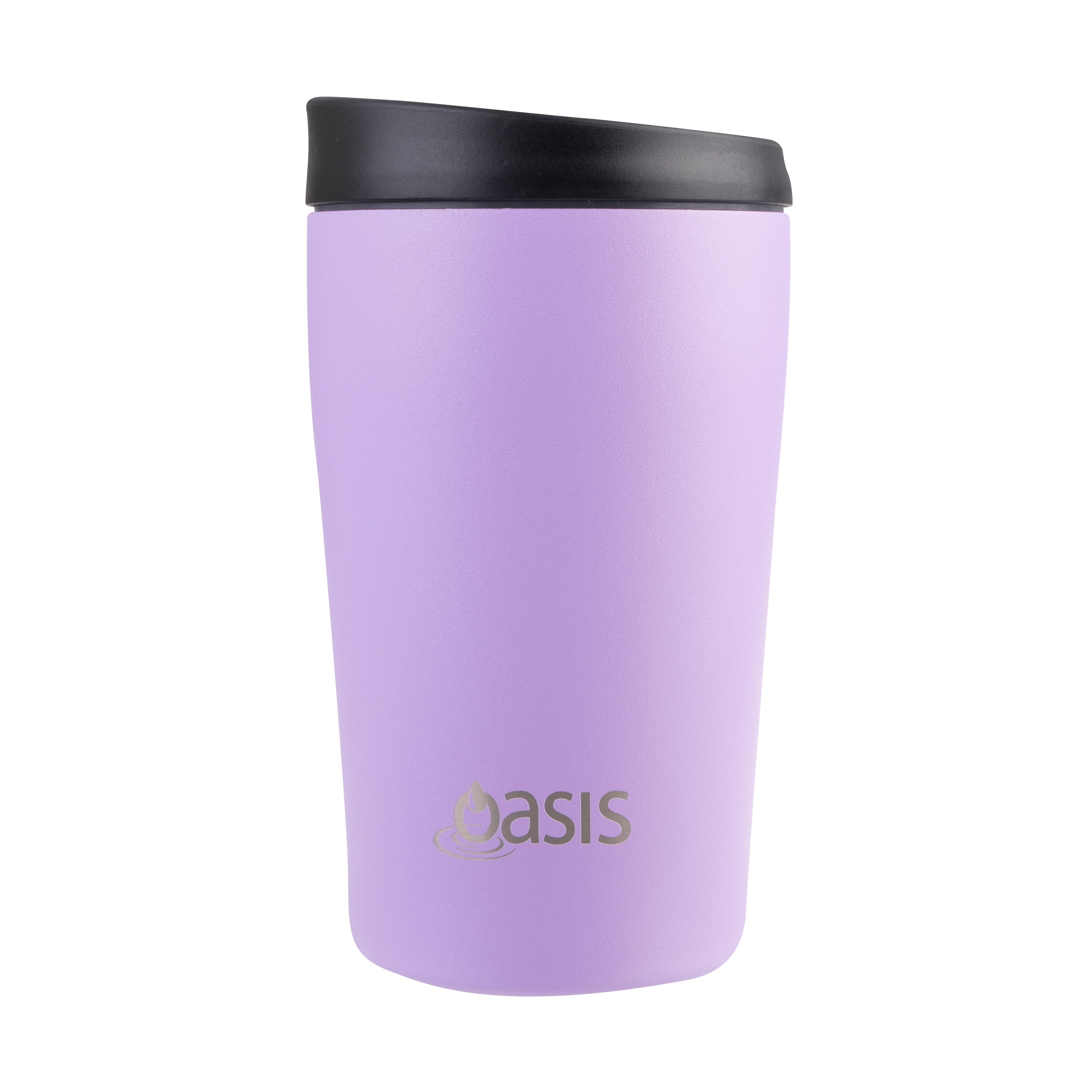 Oasis Stainless Steel Double Wall Travel Cup 380ml - Lavender