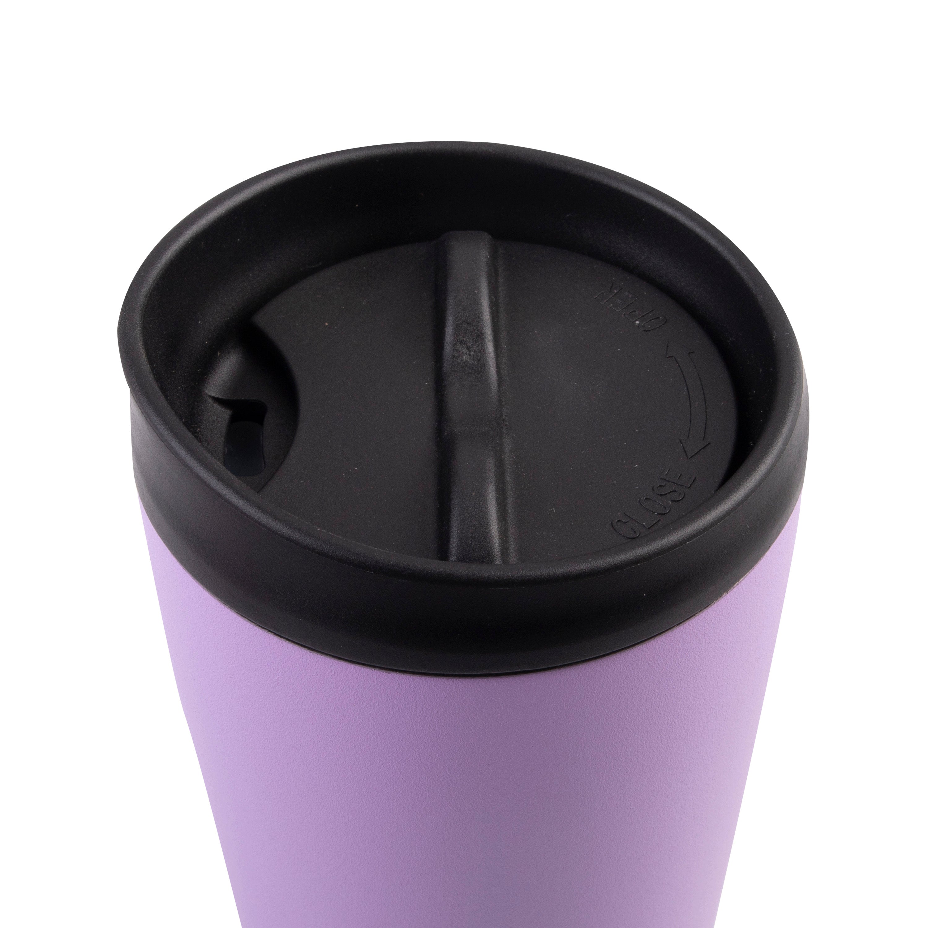 Oasis Stainless Steel Double Wall Travel Cup 380ml - Lavender