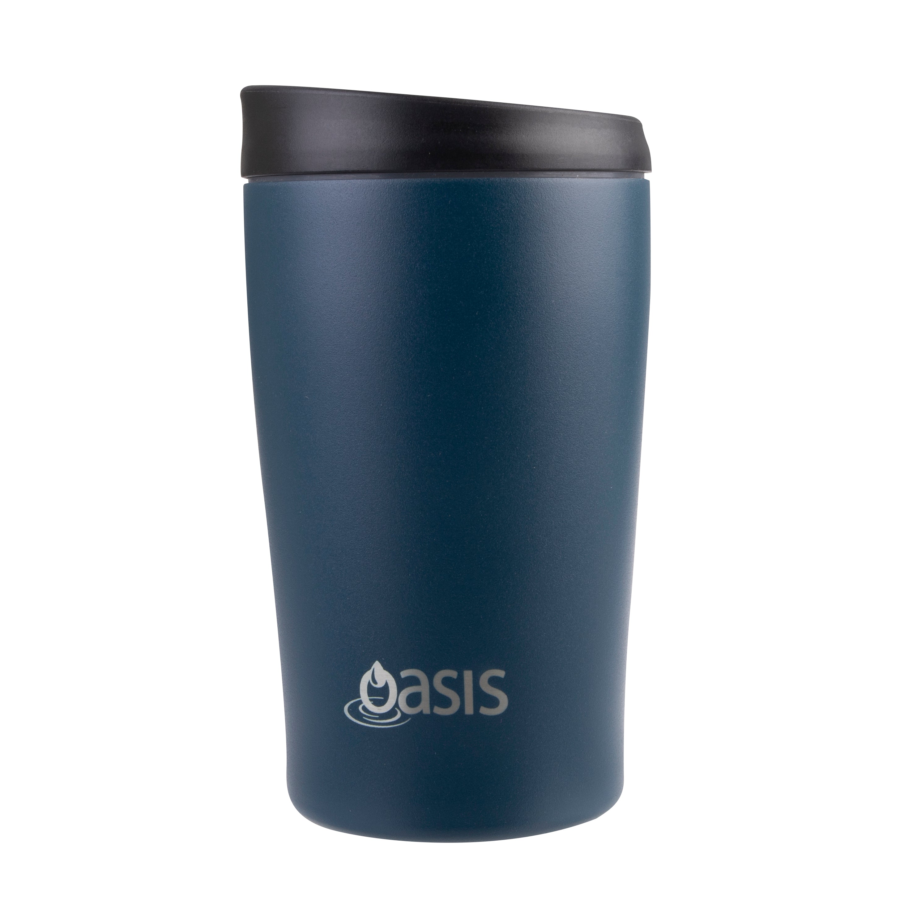 Oasis Stainless Steel Double Wall Travel Cup 380ml - Navy