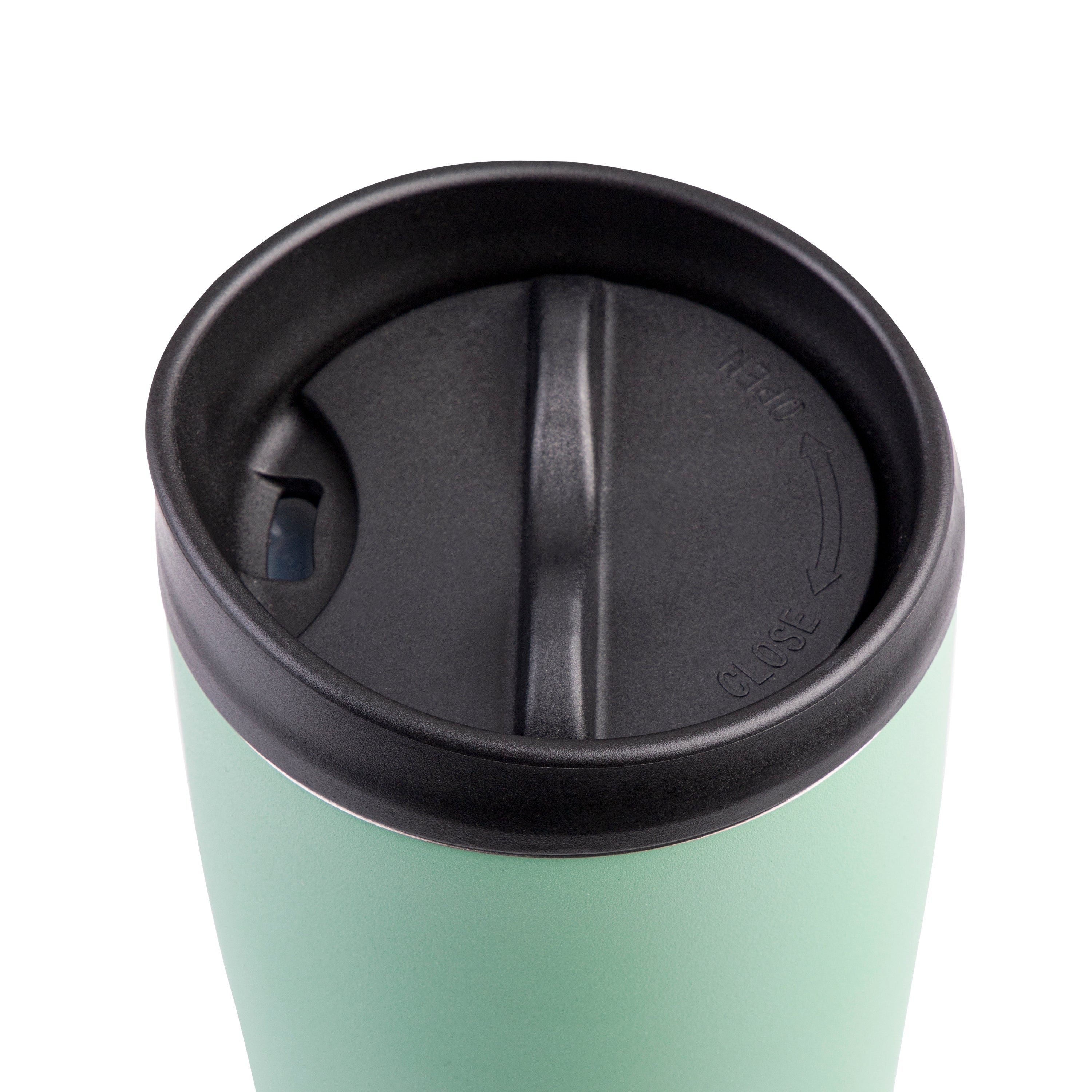 Oasis Stainless Steel Double Wall Travel Mug 600ml - Sage Green