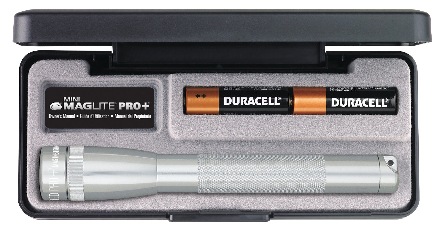 Maglite Mini Mag 2 Cell AA LED Flashlight - Silver