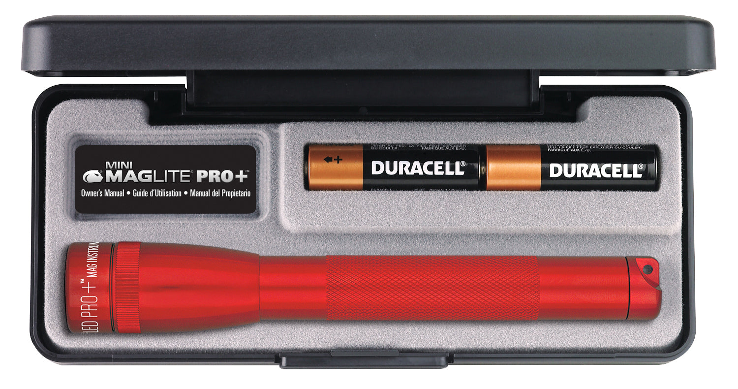 Maglite Mini Mag 2 Cell AA LED Flashlight - Red