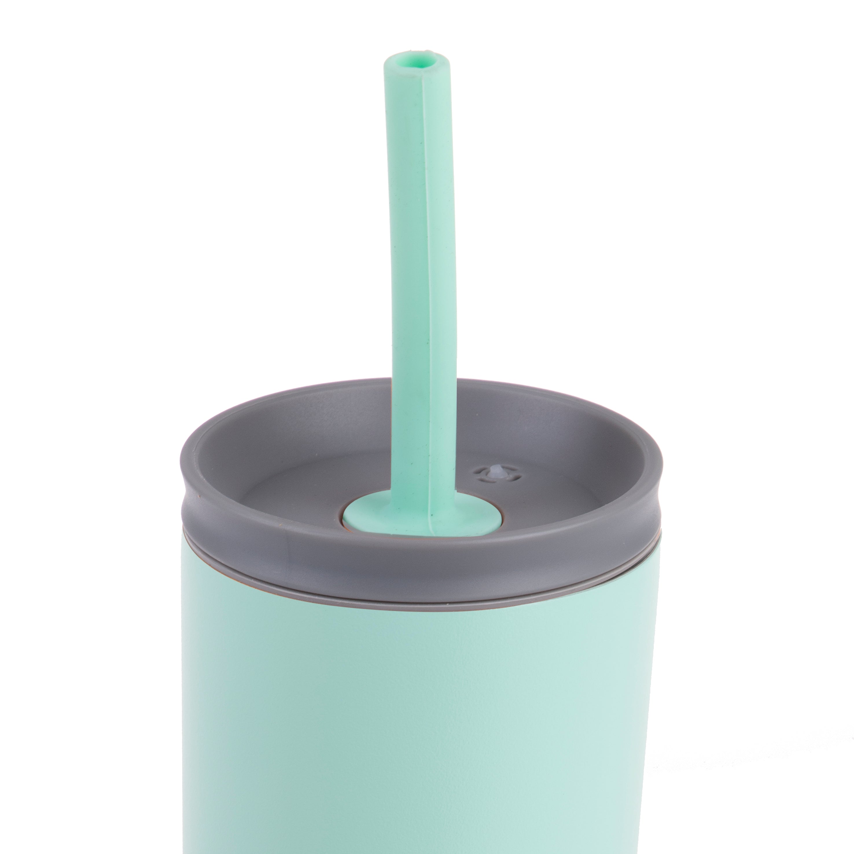 Oasis "Super Sipper" Double Wall Tumbler with Silicone Straw 600ml - Mint