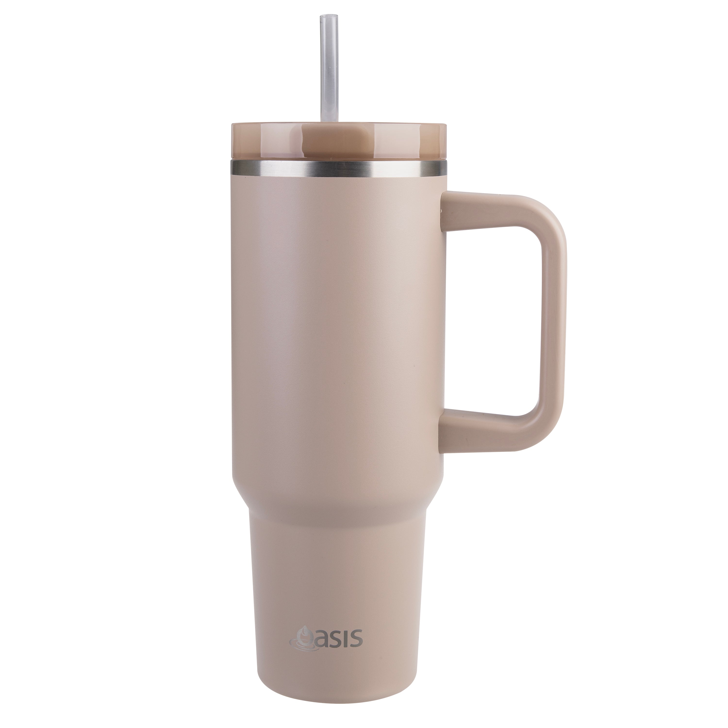 Oasis Commuter Double Wall Travel Tumbler 1.2L - Latte