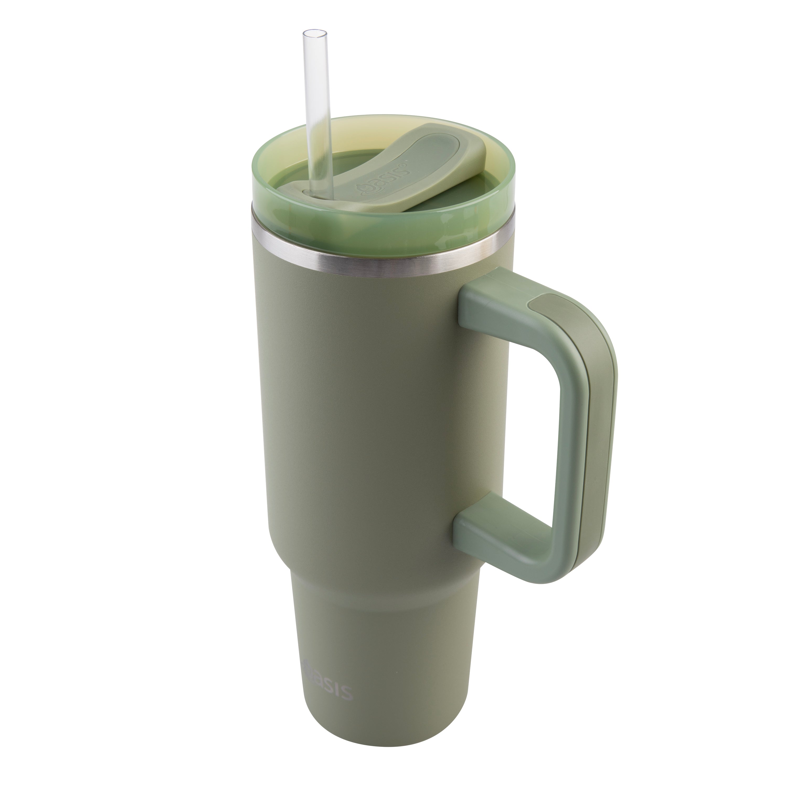 Oasis Commuter Double Wall Travel Tumbler 1.2L - Olive Green