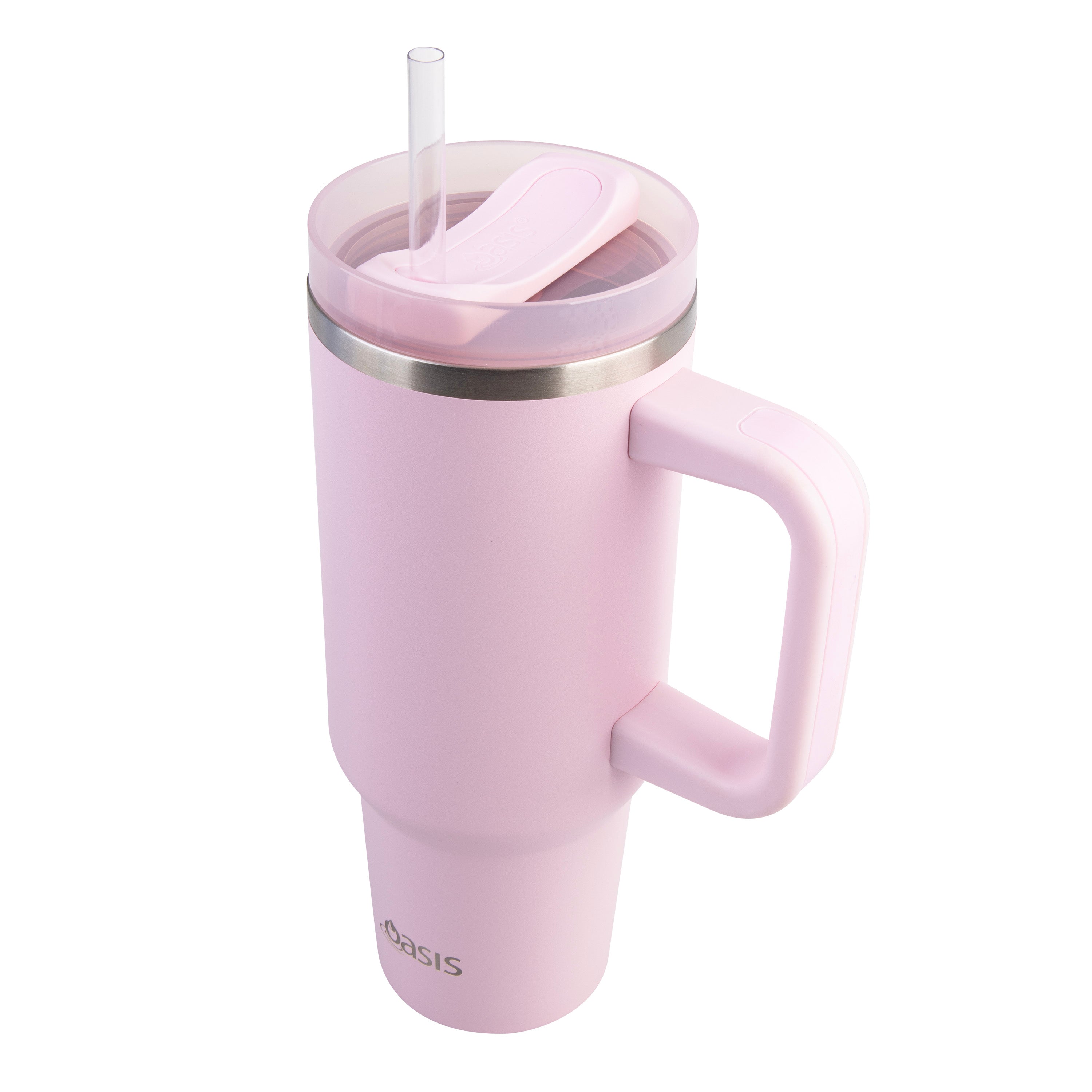 Oasis Commuter Double Wall Travel Tumbler 1.2L - Pink Lemonade