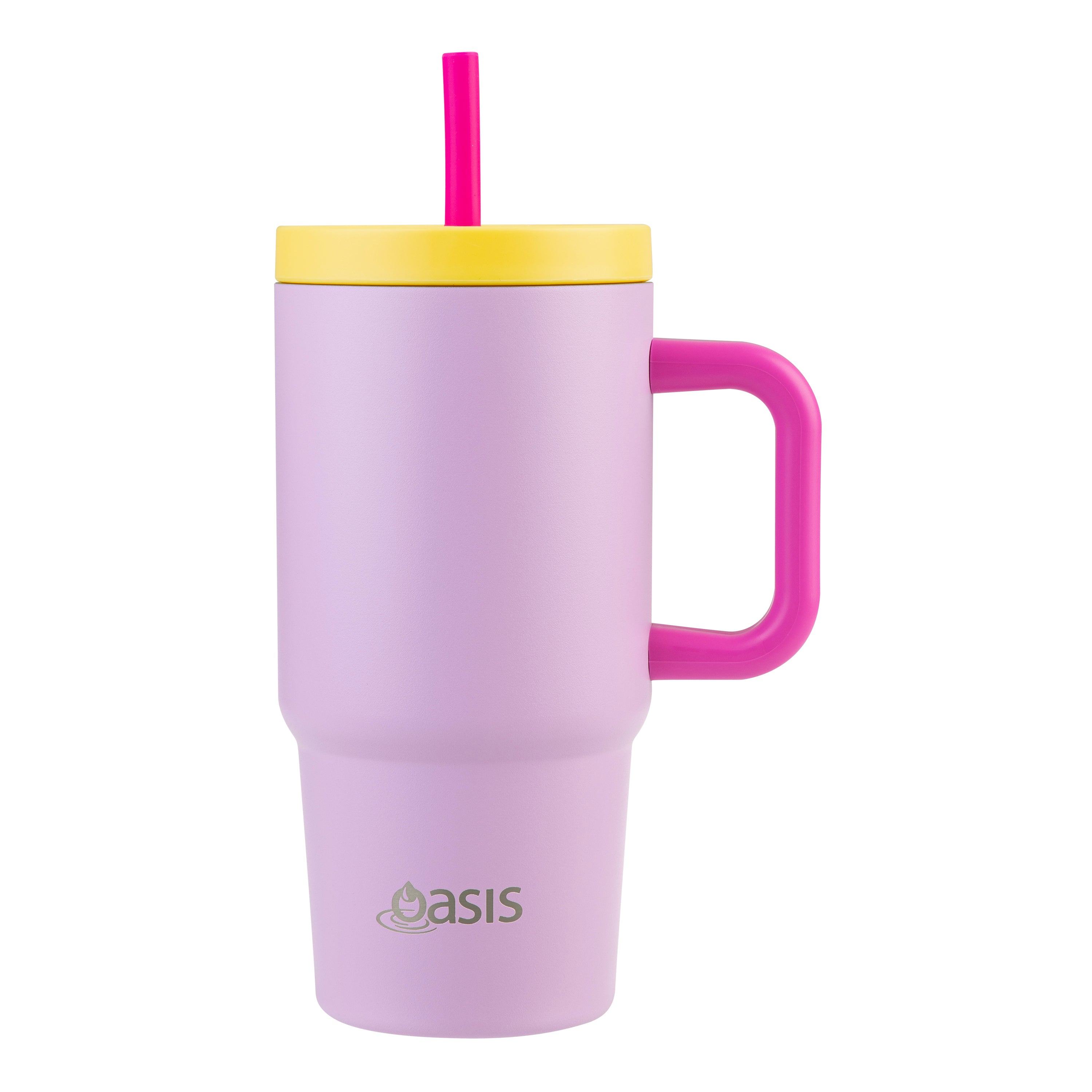Oasis Jnr Commuter Double Wall Travel Tumbler 700ml - Bubblegum Pink