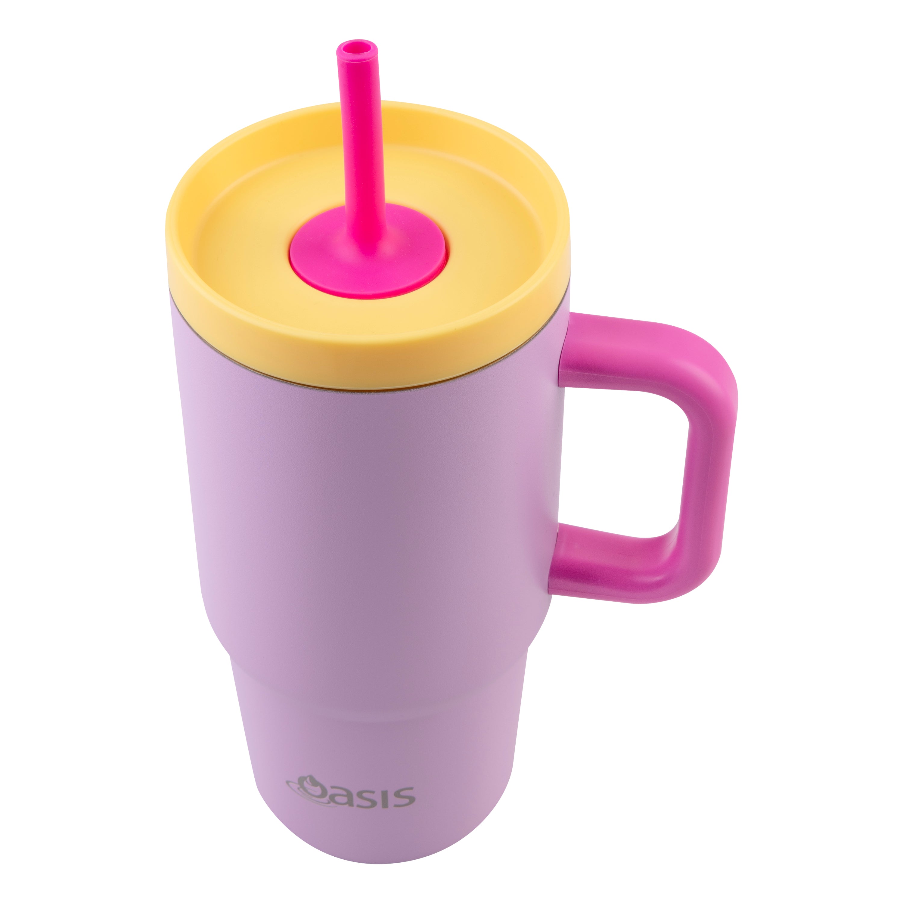Oasis Jnr Commuter Double Wall Travel Tumbler 700ml - Bubblegum Pink