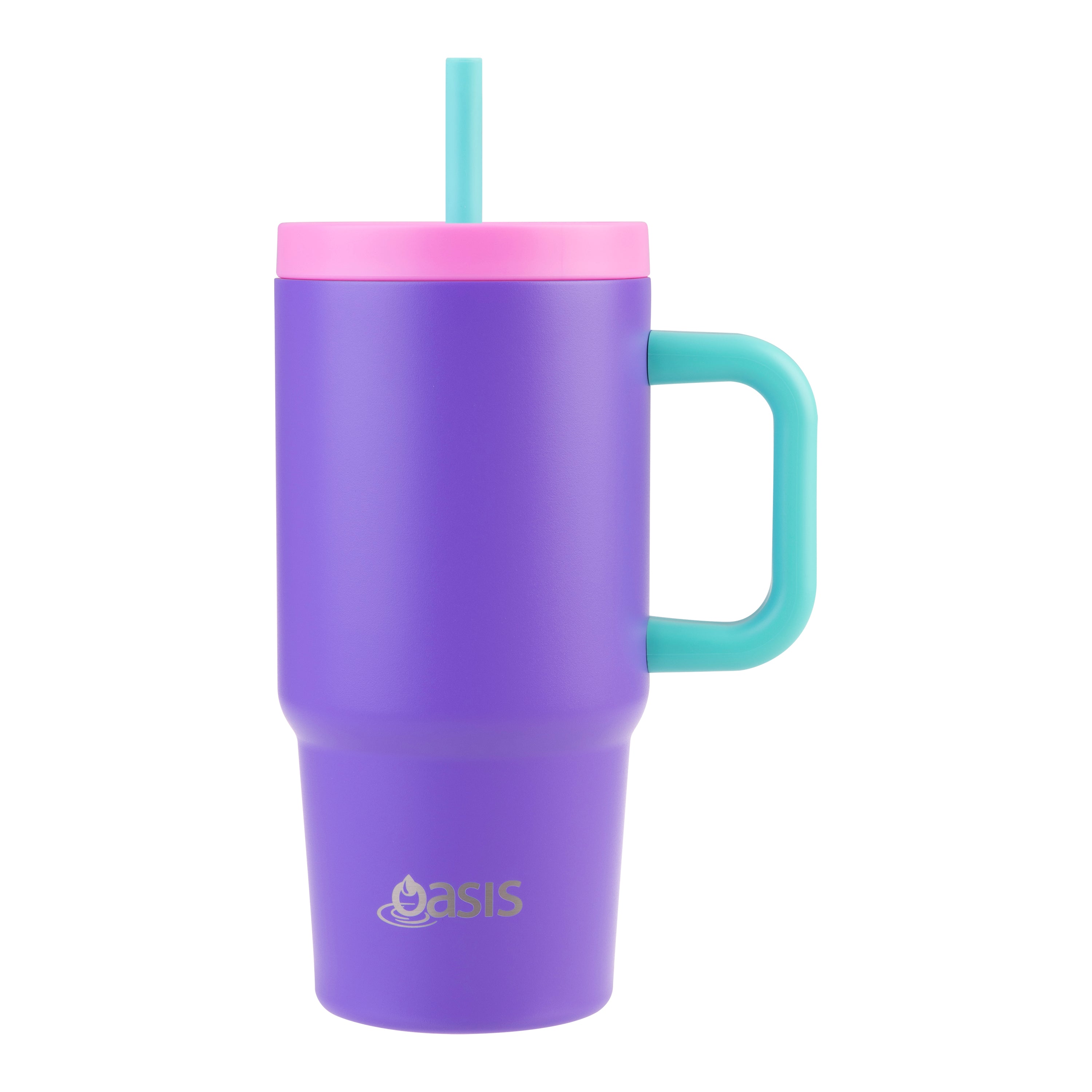 Oasis Jnr Commuter Double Wall Travel Tumbler 700ml - Mermaid Purple