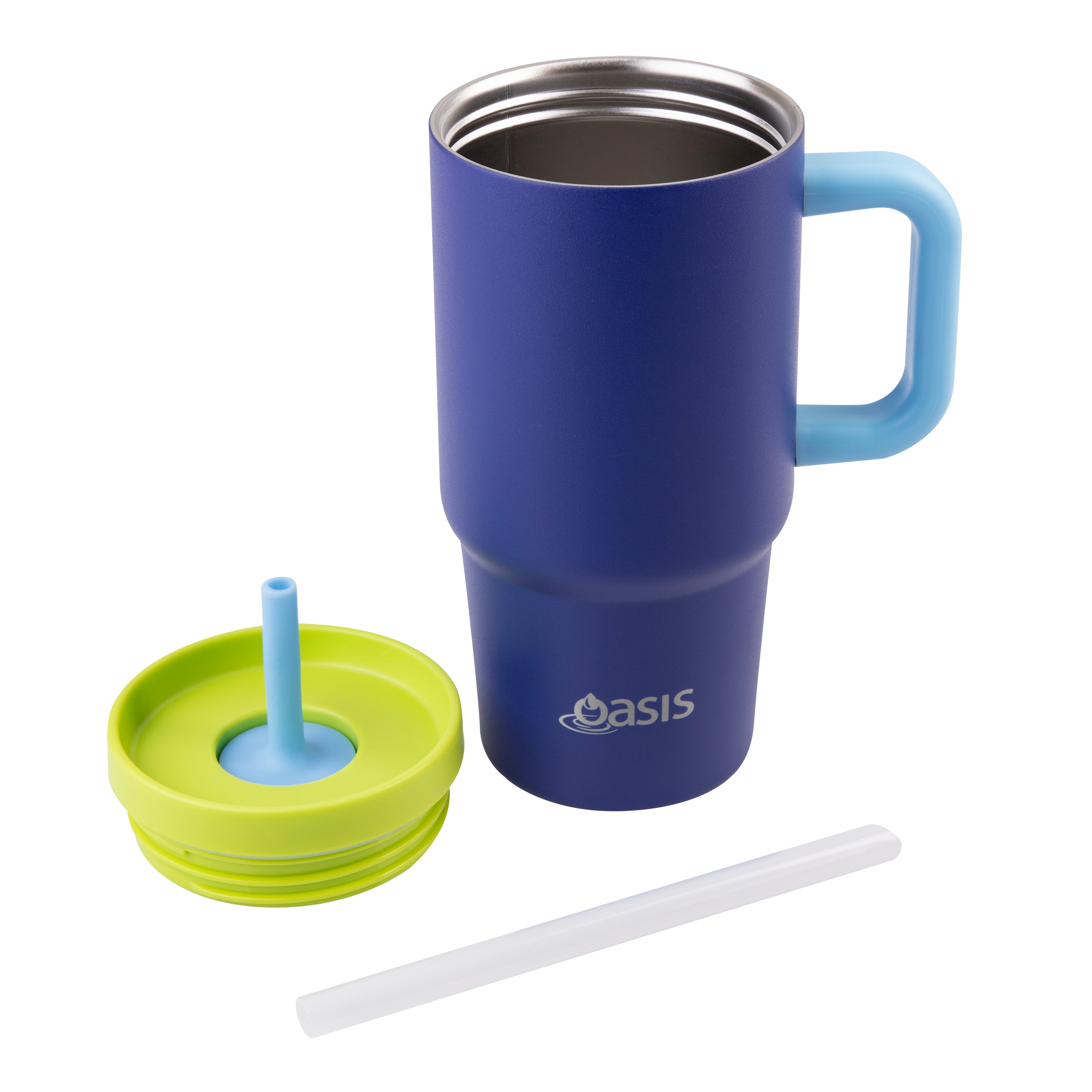 Oasis Jnr Commuter Double Wall Travel Tumbler 700ml - Peacock Blue