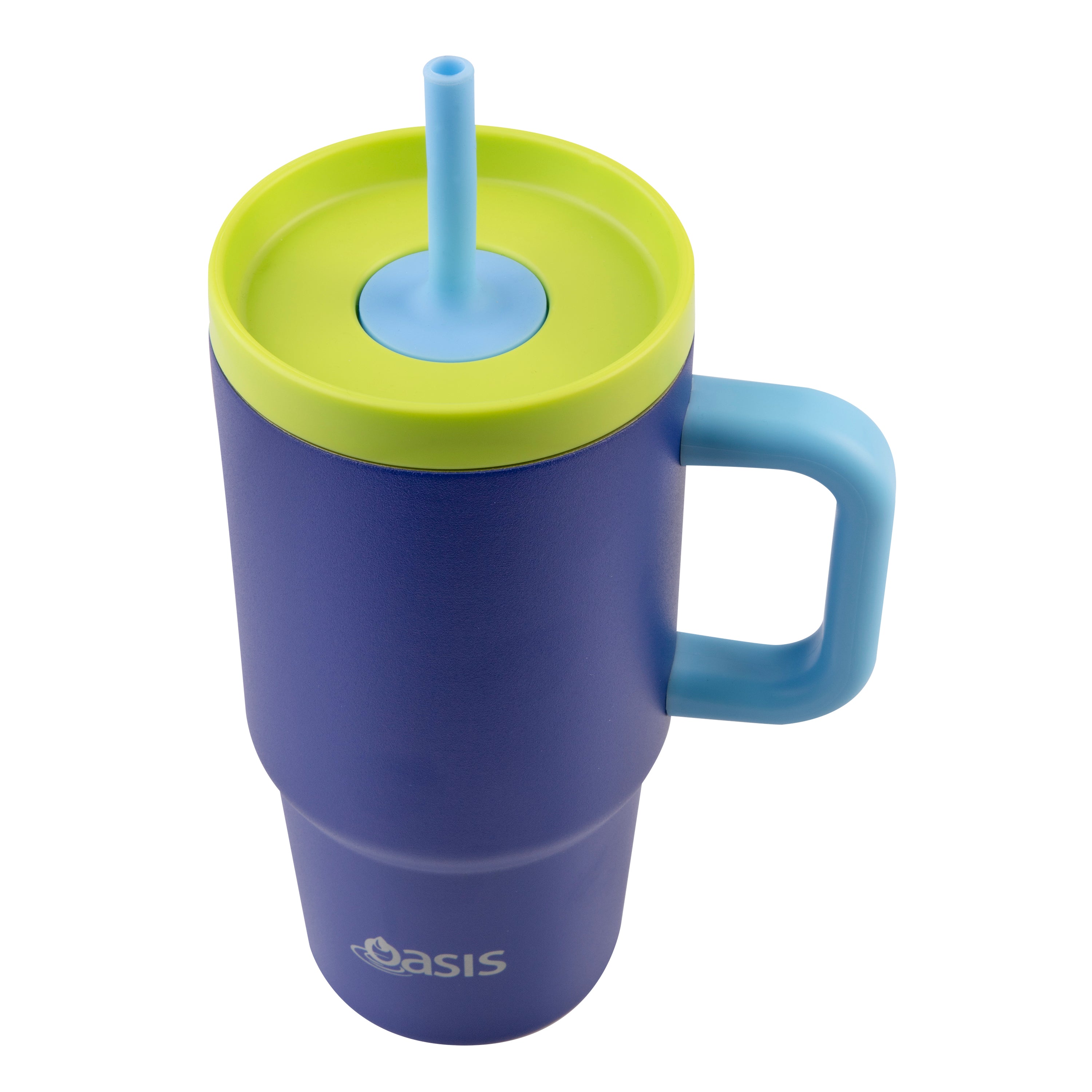 Oasis Jnr Commuter Double Wall Travel Tumbler 700ml - Peacock Blue