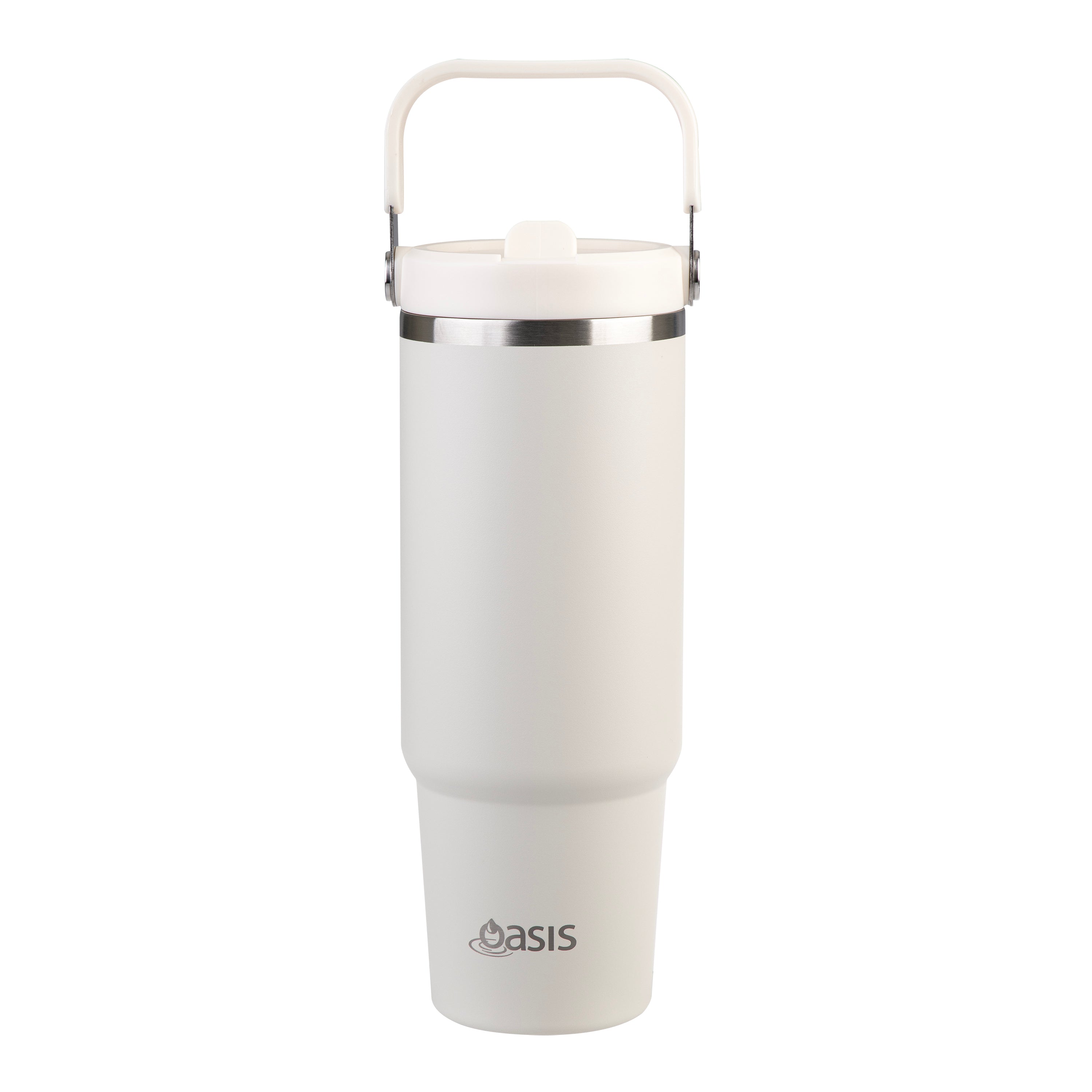 Oasis Stainless Steel Double Wall Carry Tumbler 900ml - Alabaster