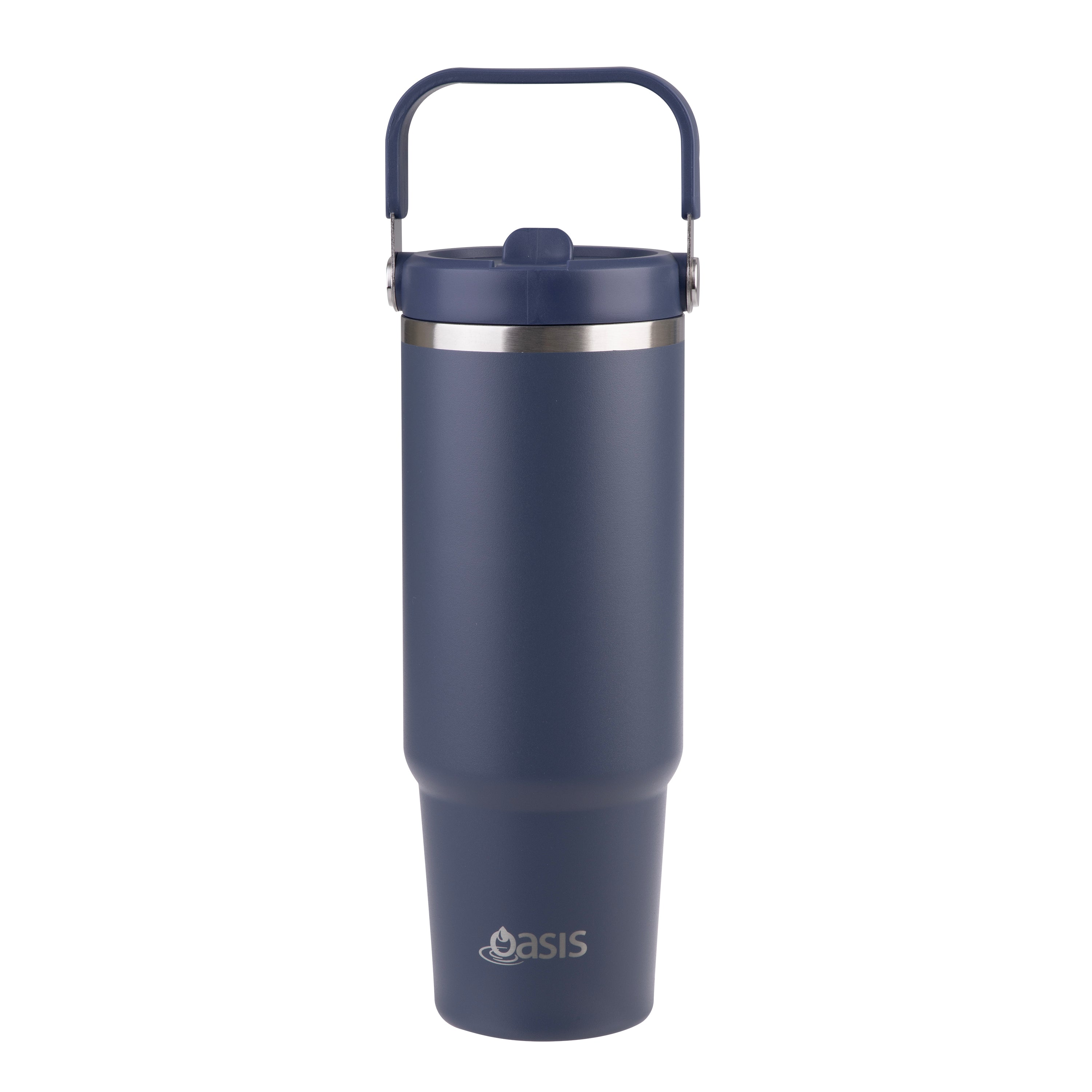 Oasis Stainless Steel Double Wall Carry Tumbler 900ml - Indigo