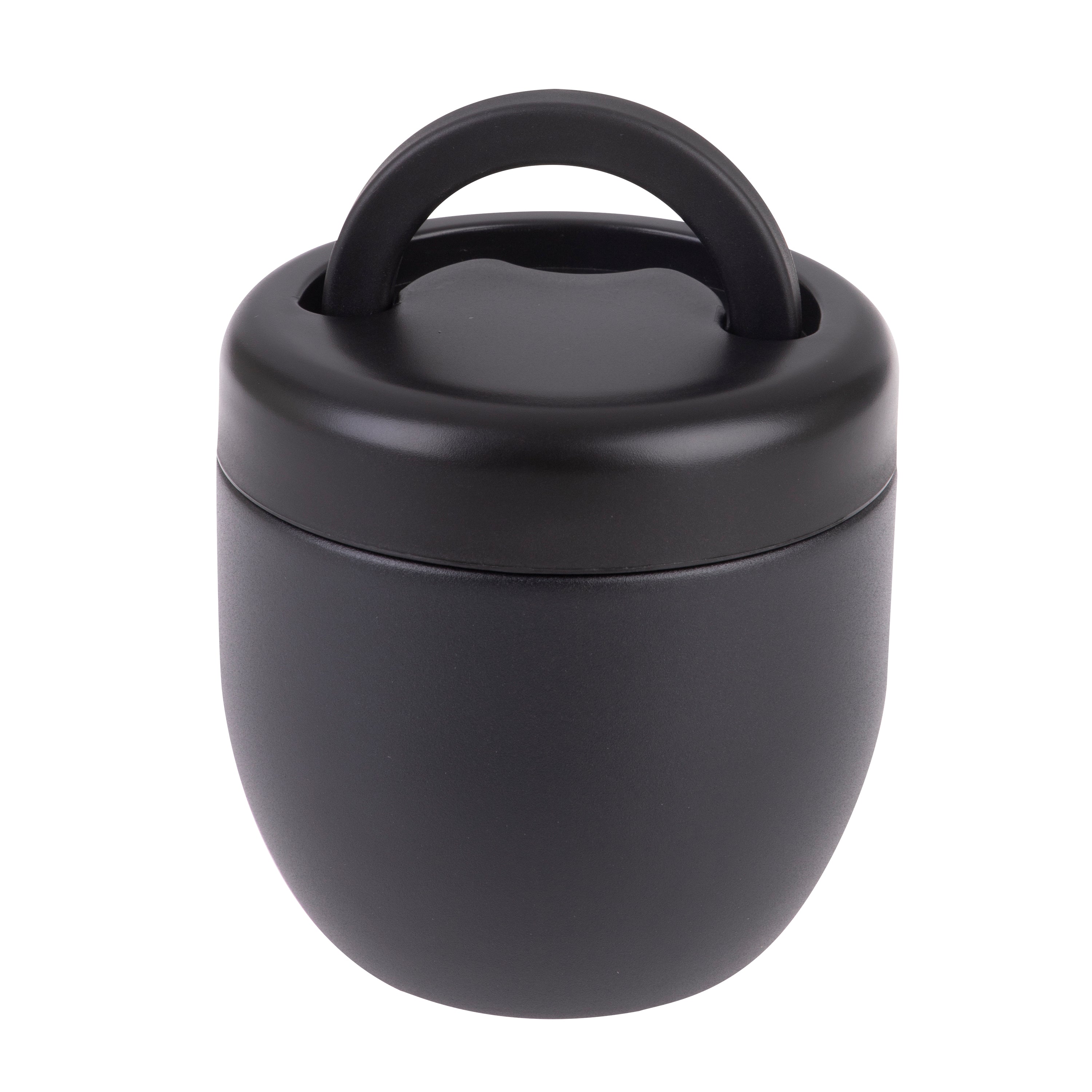 Oasis Stainless Steel Double Wall Food Pod 470ml - Black