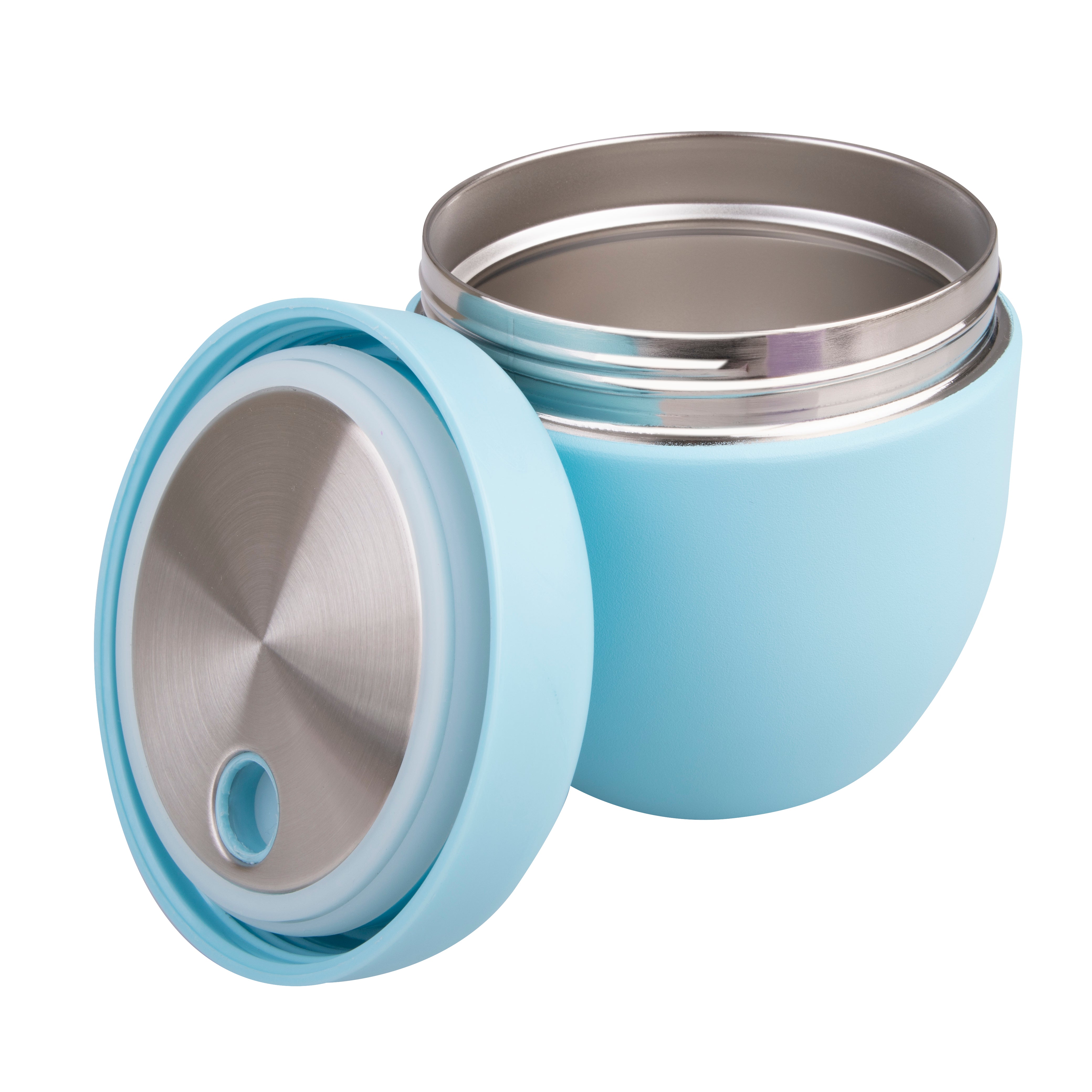 Oasis Stainless Steel Double Wall Food Pod 470ml - Island Blue