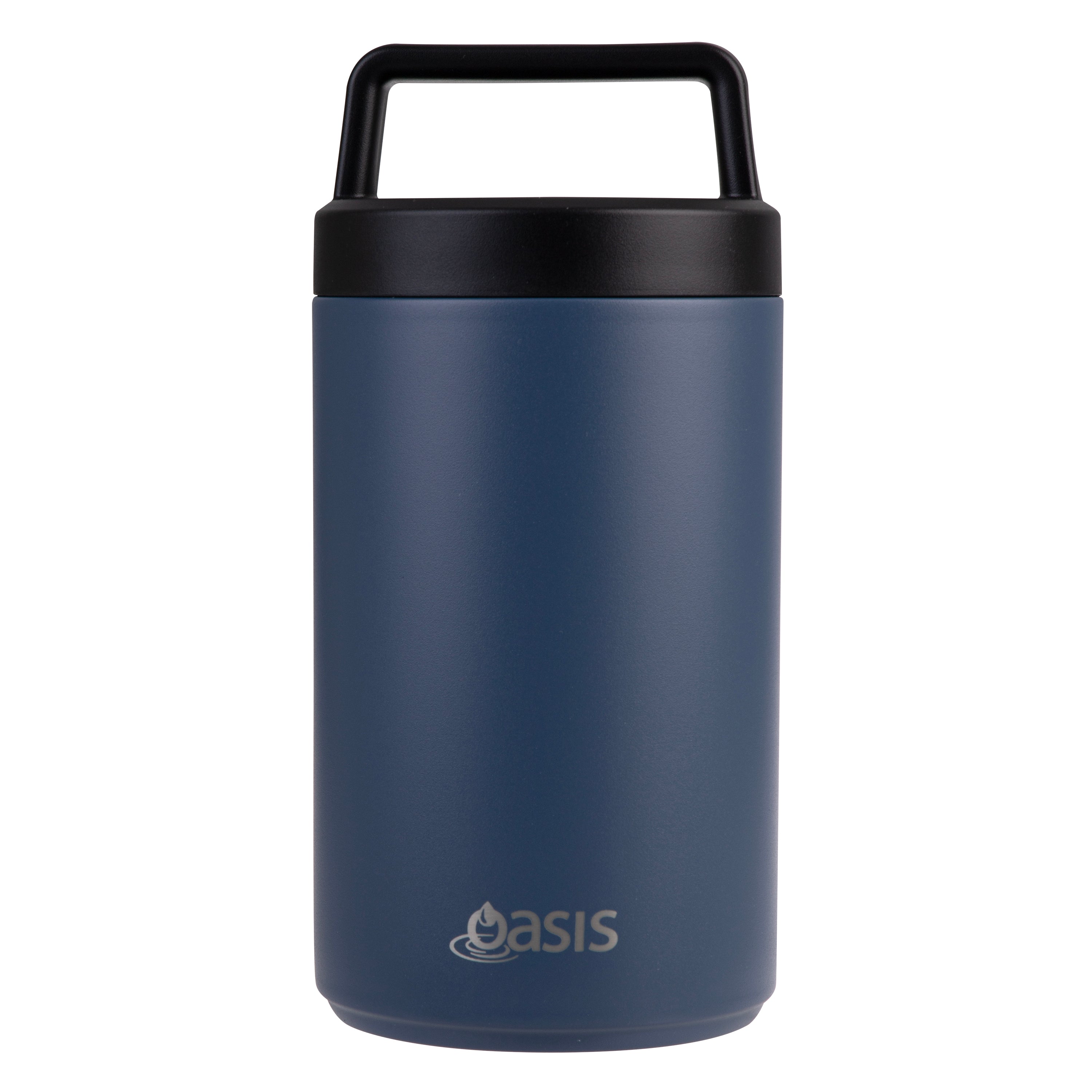 Oasis Double Wall Insulated Food Flask W/ Handle 700ml - Indigo