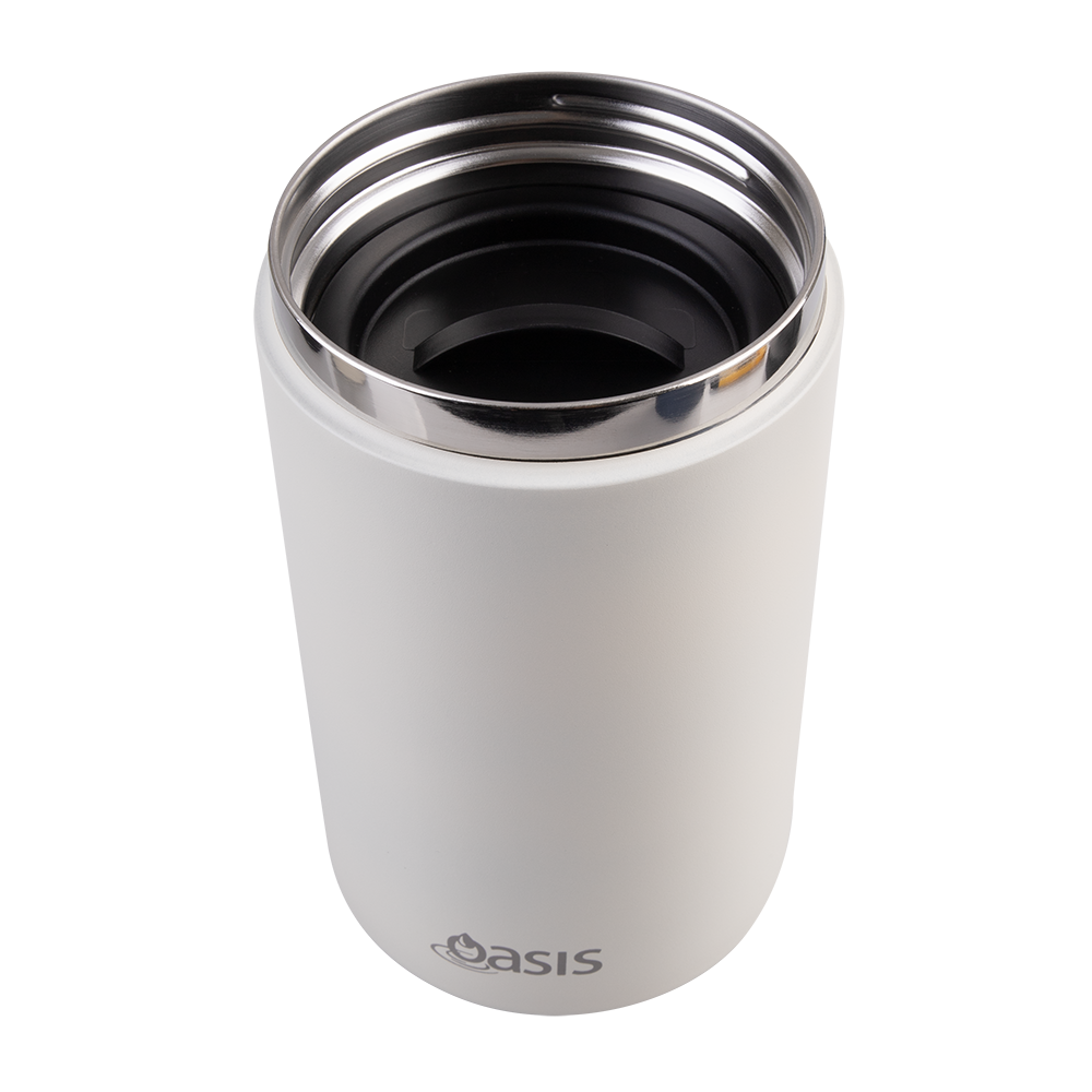 Oasis Double Wall Insulated Food Flask W/ Handle 700ml - Alabaster