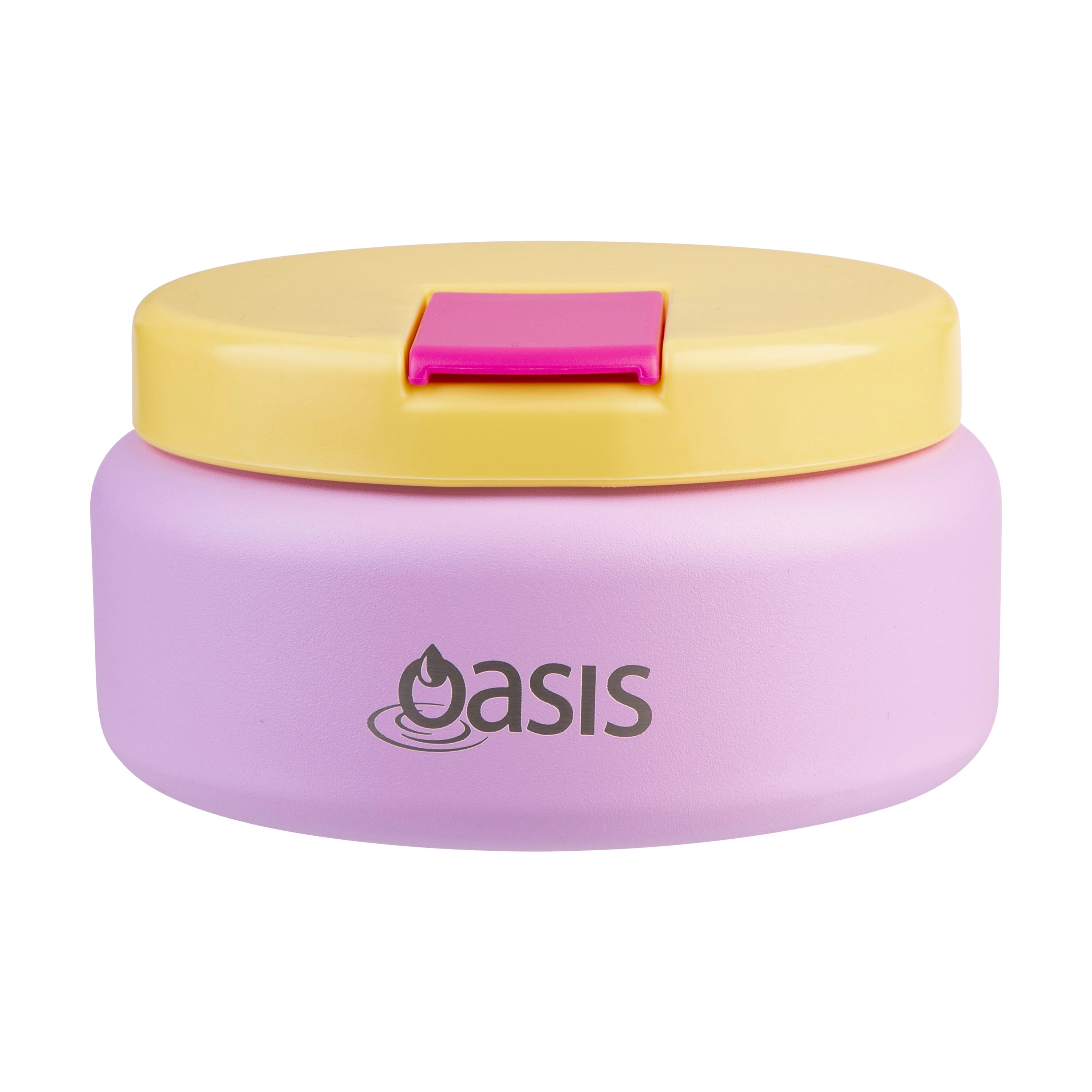 Oasis Double Wall Food Flask with Quick Release Lid 230ml - Bubblegum Pink
