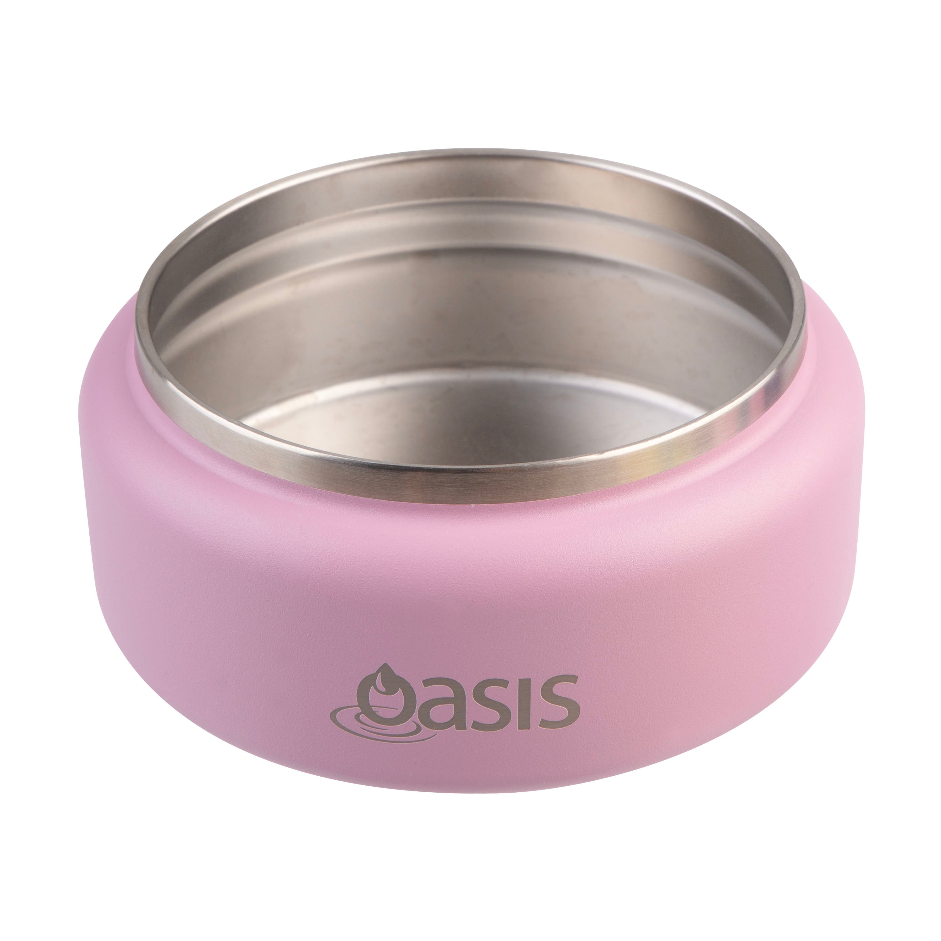 Oasis Double Wall Food Flask with Quick Release Lid 230ml - Blush