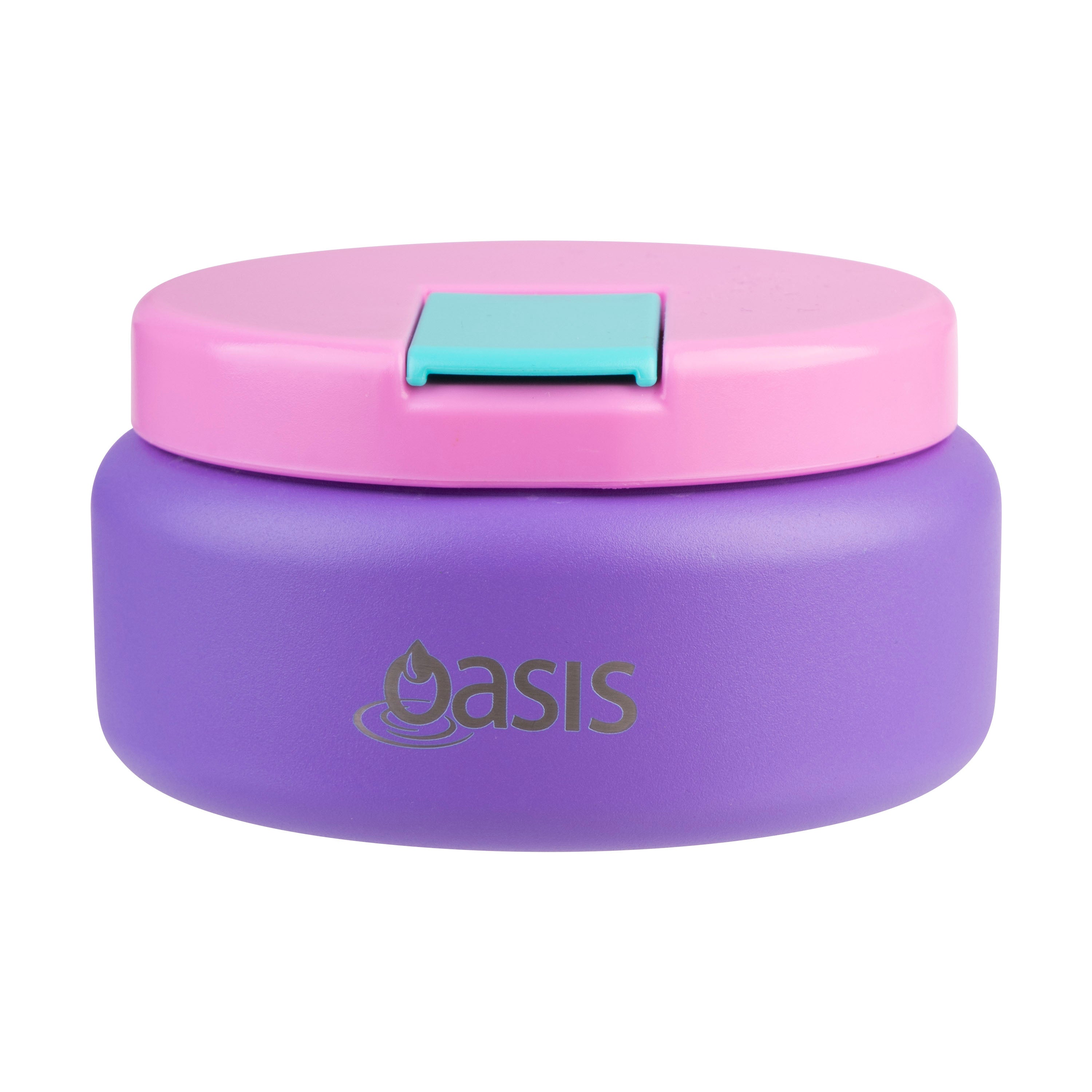 Oasis Double Wall Food Flask with Quick Release Lid 230ml - Mermaid Purple