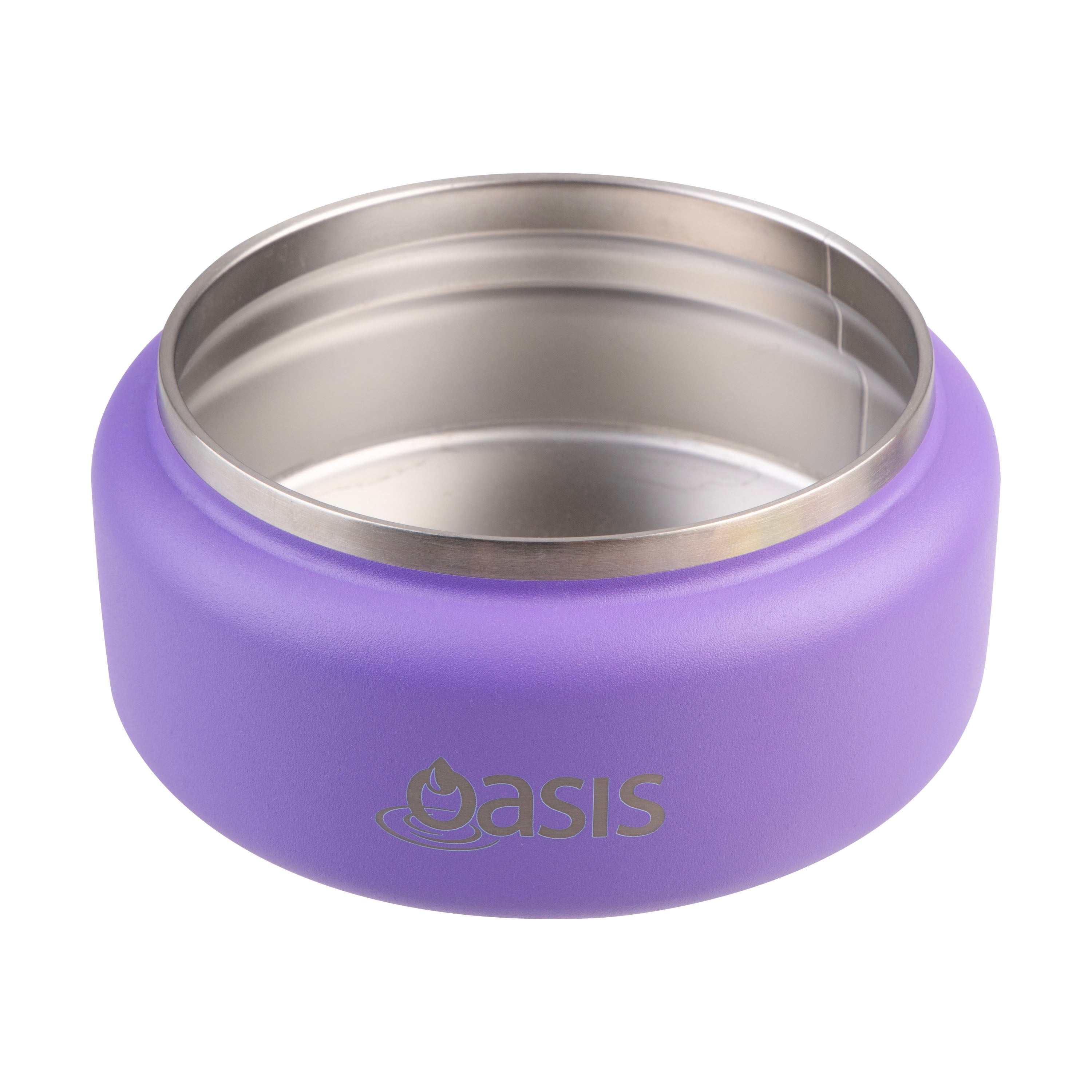 Oasis Double Wall Food Flask with Quick Release Lid 230ml - Mermaid Purple