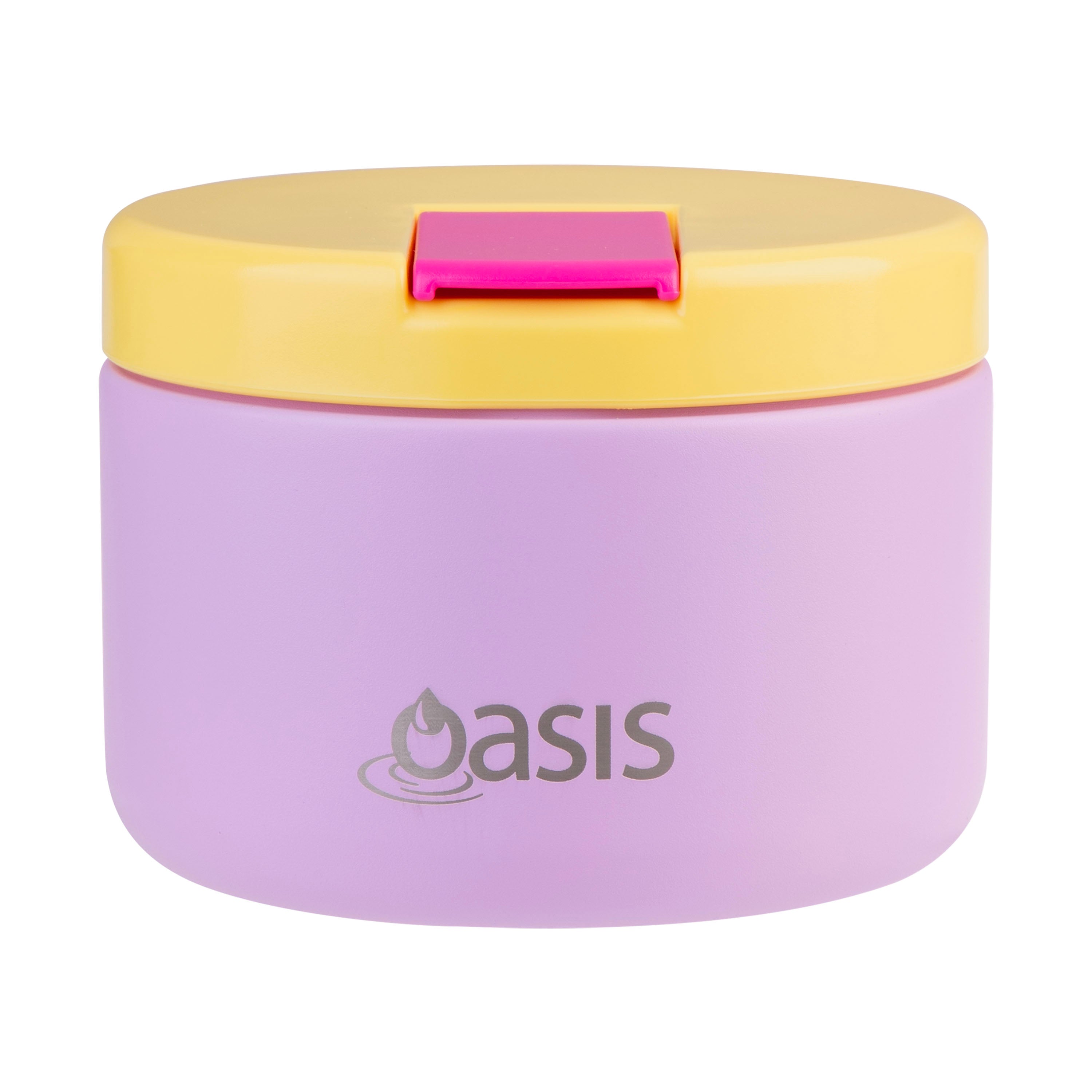 Oasis Double Wall Food Flask with Quick Release Lid 300ml - Bubblegum Pink