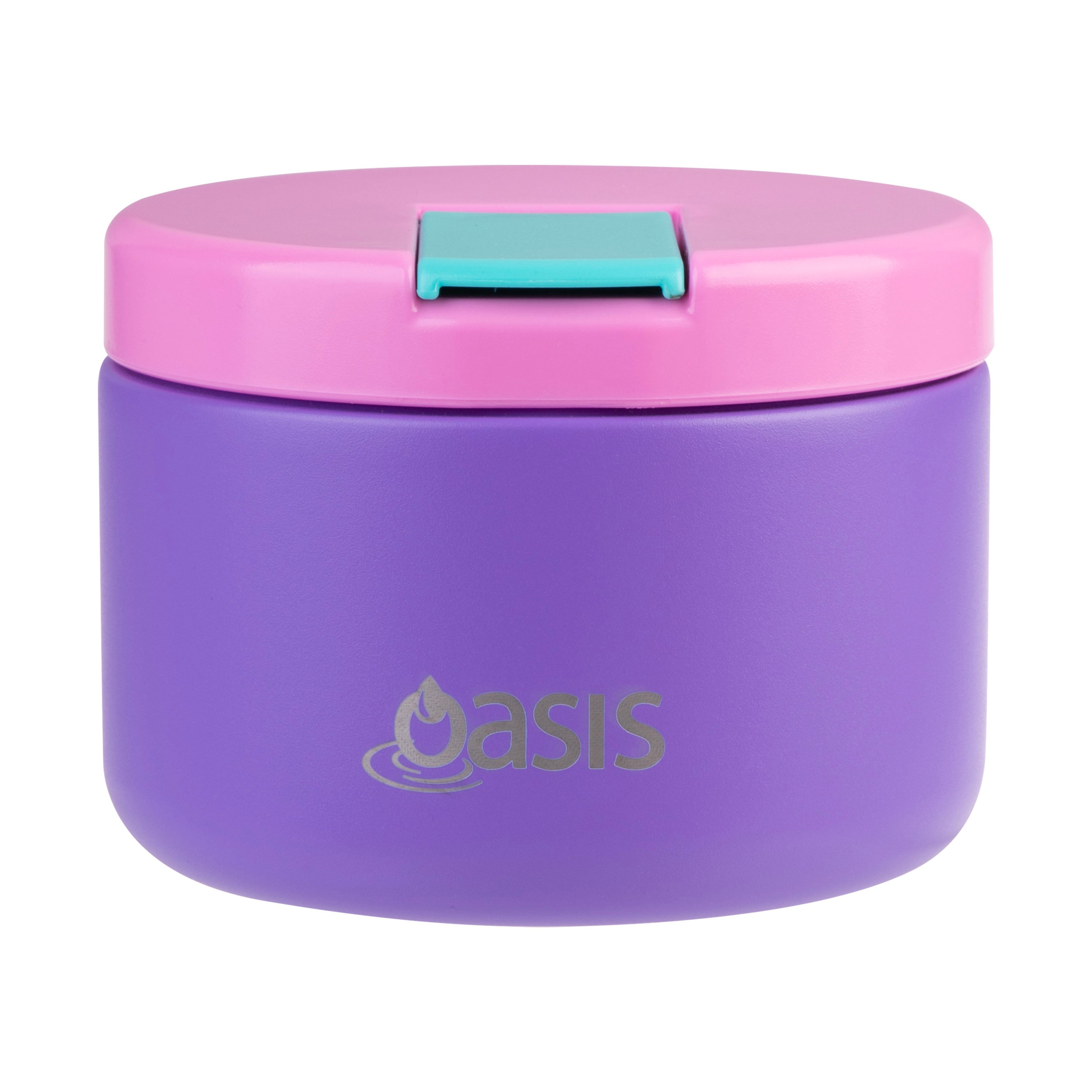 Oasis Double Wall Food Flask with Quick Release Lid 300ml - Mermaid Purple
