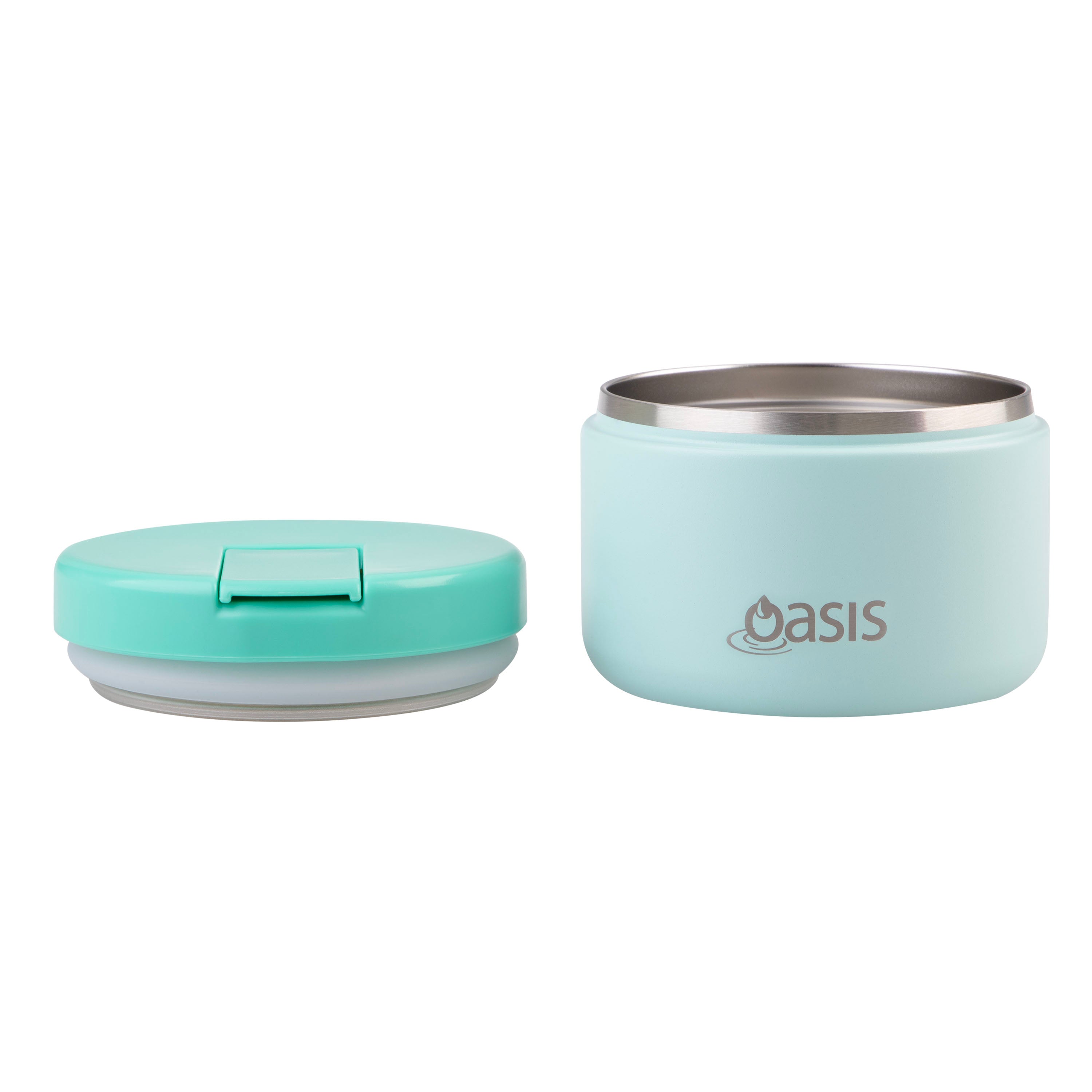 Oasis Double Wall Food Flask with Quick Release Lid 300ml - Mint