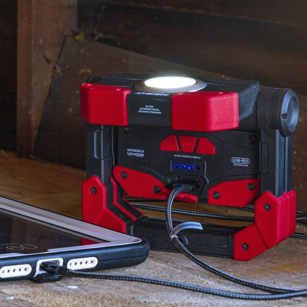 Nebo Omni 2000 Rechargeable Work Light and Power Bank