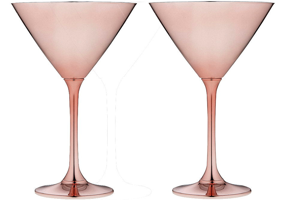 Tempa Aurora Rose 2pk Martini Glass