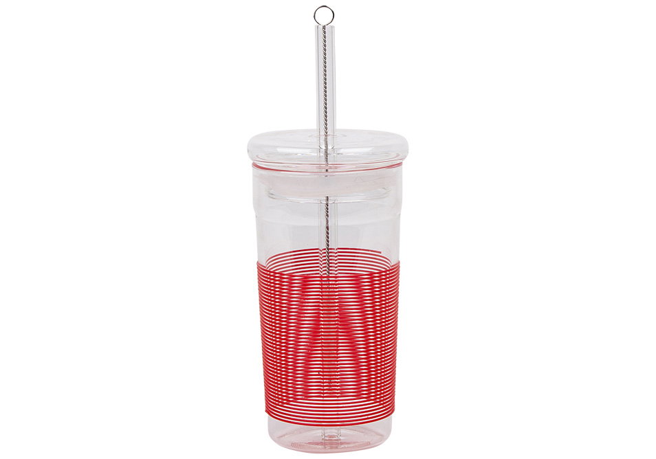 Porta by Ladelle Summer Fun Red Smoothie Cup