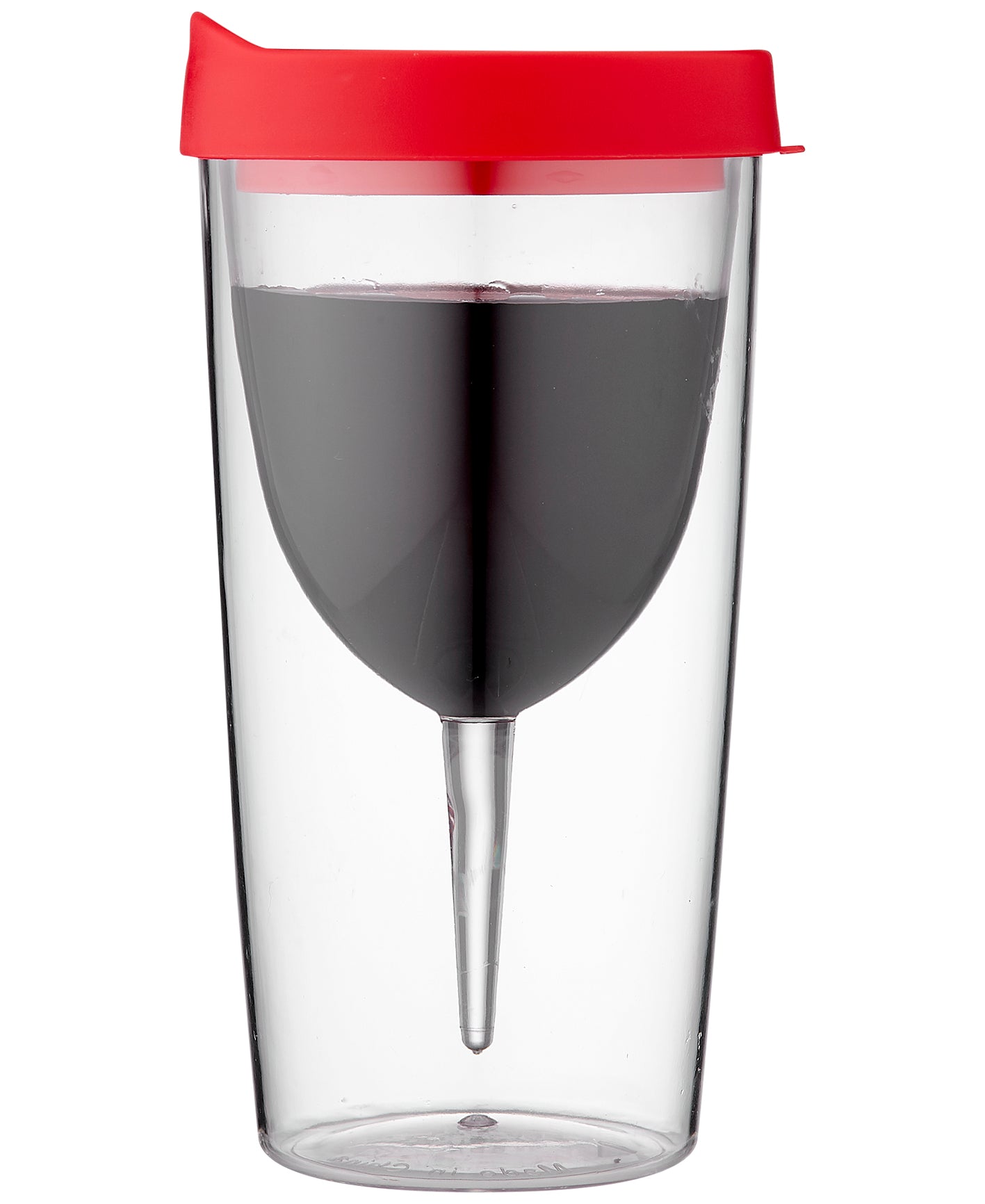 Porta by Ladelle Portables Clear Red Wine Vino Tumbler