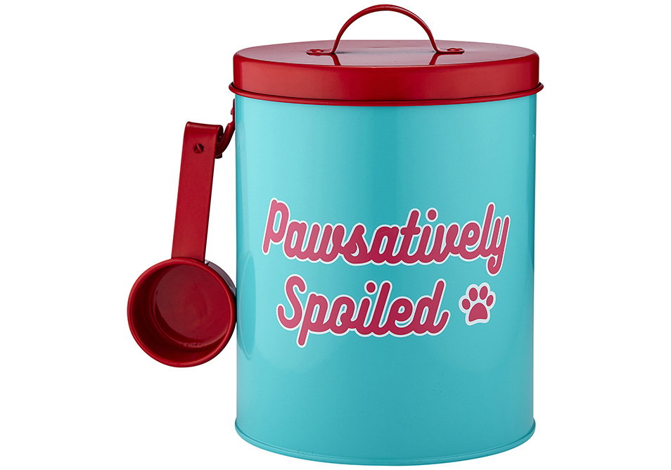 Porta by Ladelle Rover Pawsitively Spoiled Treat Tin
