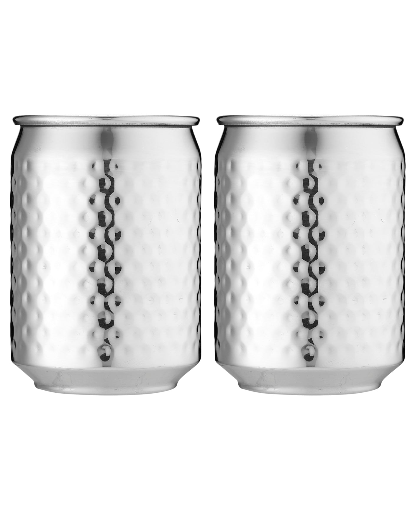 Tempa Spencer Hammered Silver 2pk Tumbler