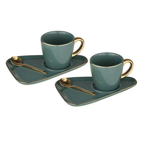 Tempa Asteria Teal 2pk Espresso Set