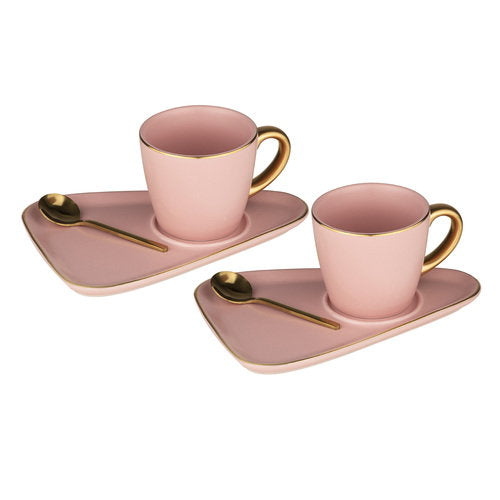 Tempa Asteria Pink 2pk Espresso Set