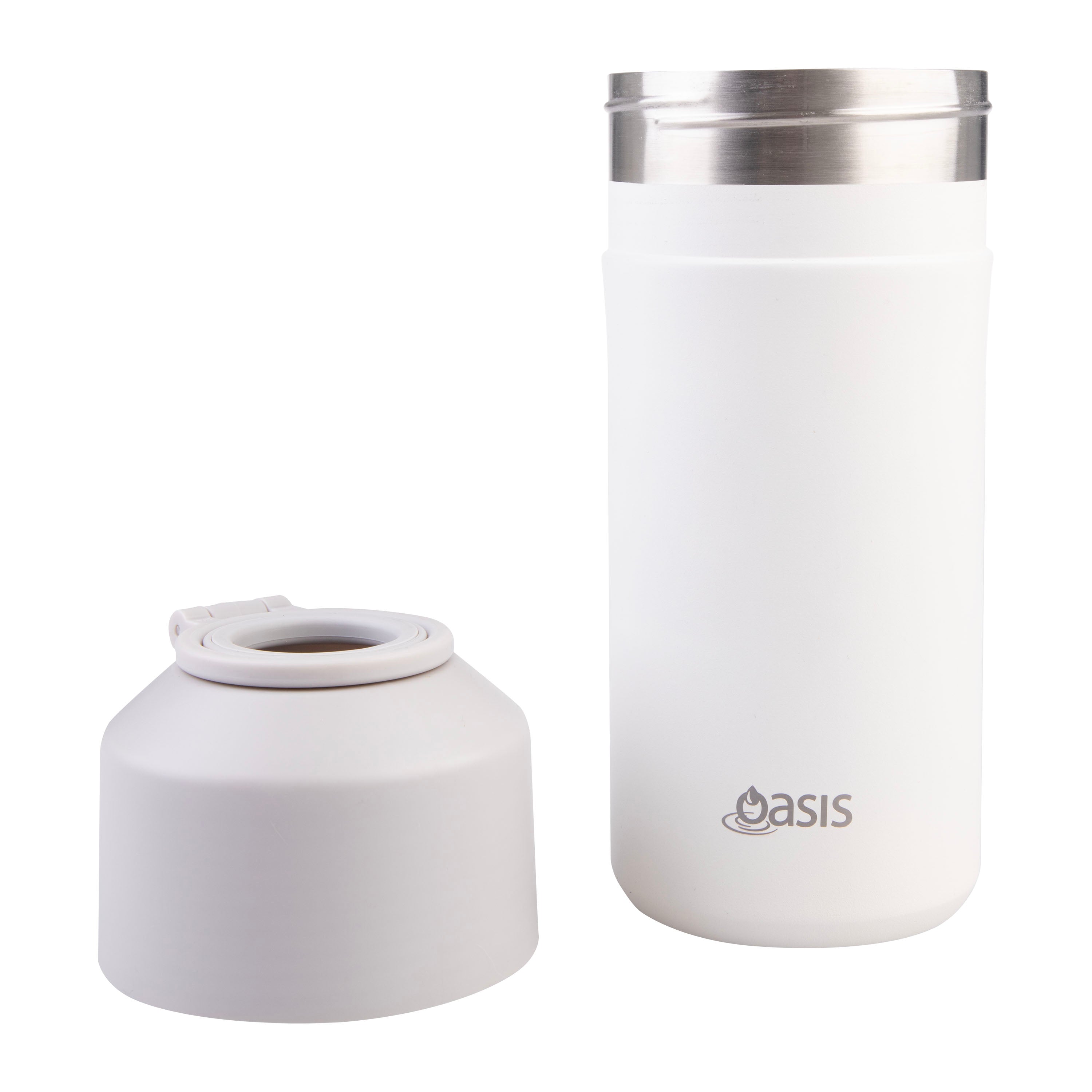 Oasis Stainless Steel Double Wall Adjustable Wine Cooler - Linen