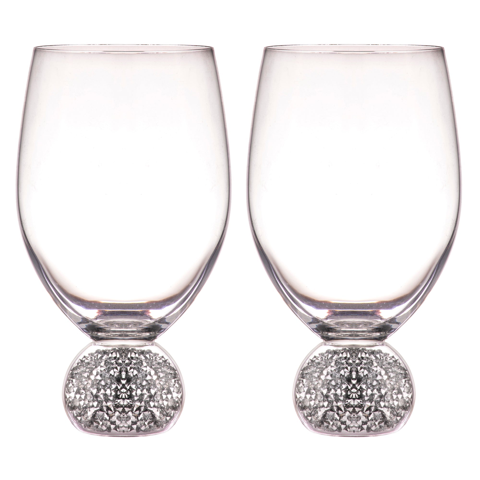 Tempa Kiara Silver 2pk Wine Glass