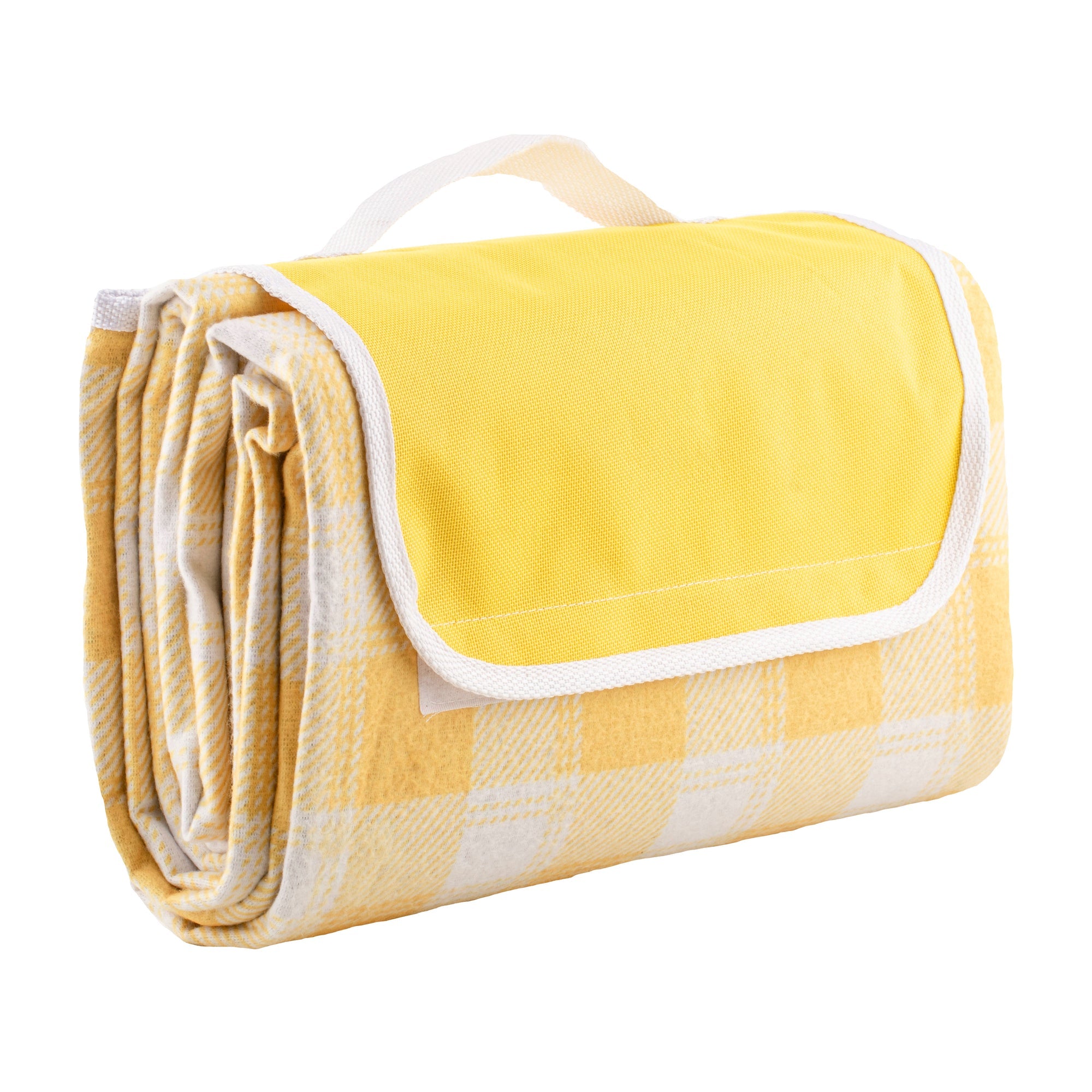 Porta by Ladelle Delilah Yellow Picnic Blanket