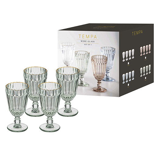 Tempa Amara Sage 4pk Wine Glass