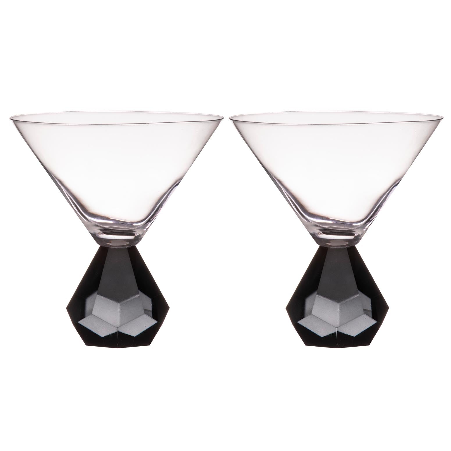 Tempa Zhara Onyx 2pk Martini Glass