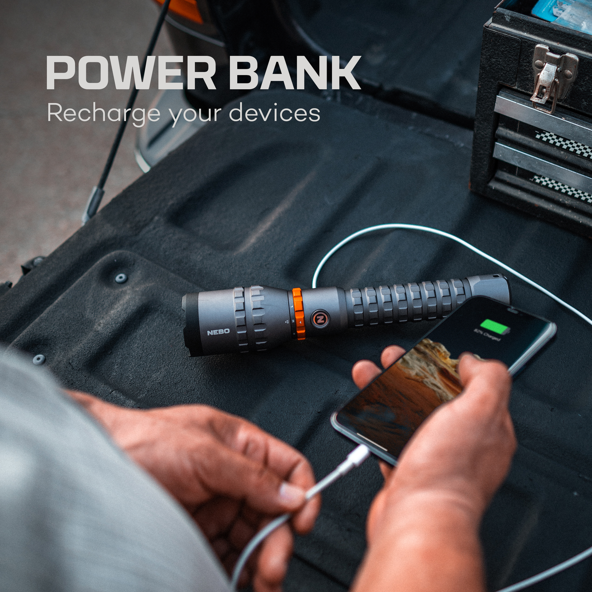 Nebo Davinci 8000 Rechargeable Flashlight and Power Bank