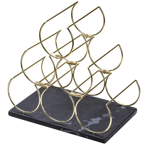 Tempa Emerson Black Large Wine Rack
