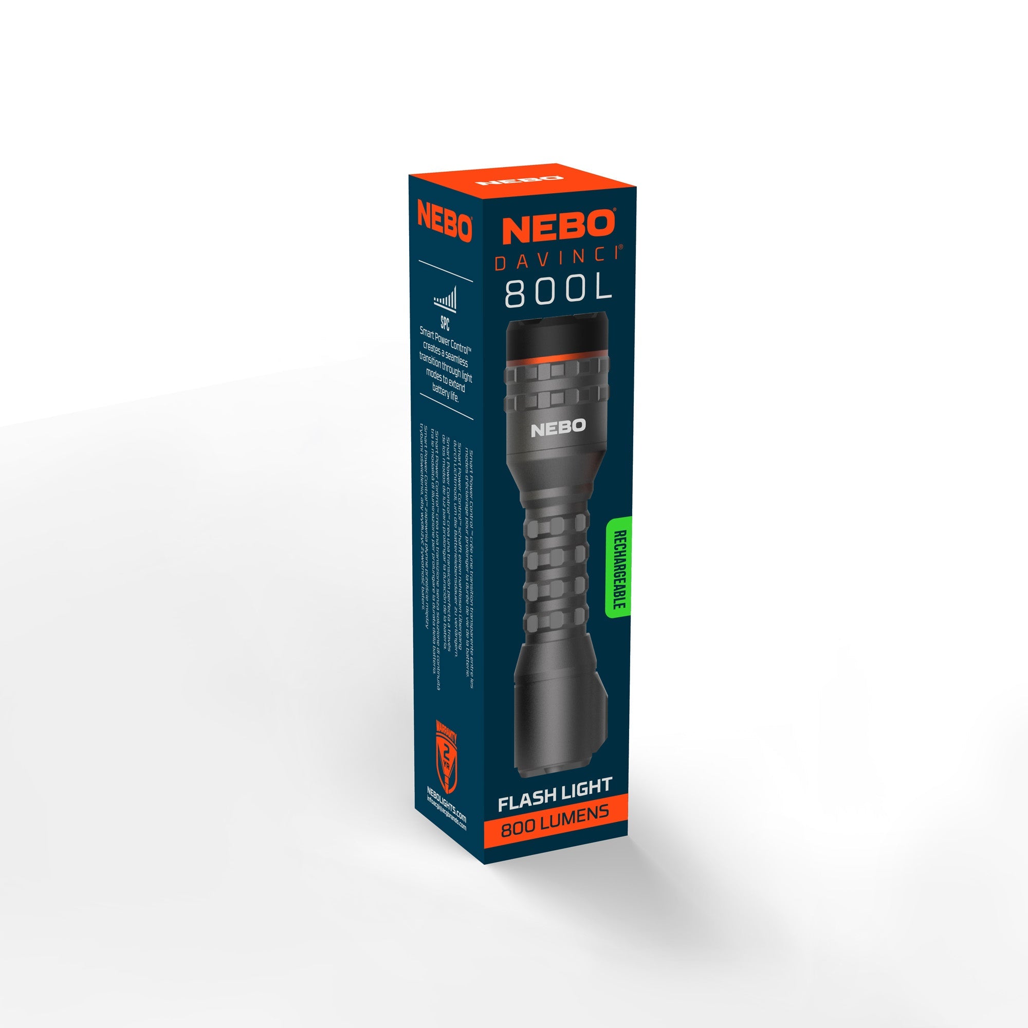 Nebo Davinci 800 Rechargeable Flashlight and Power Bank