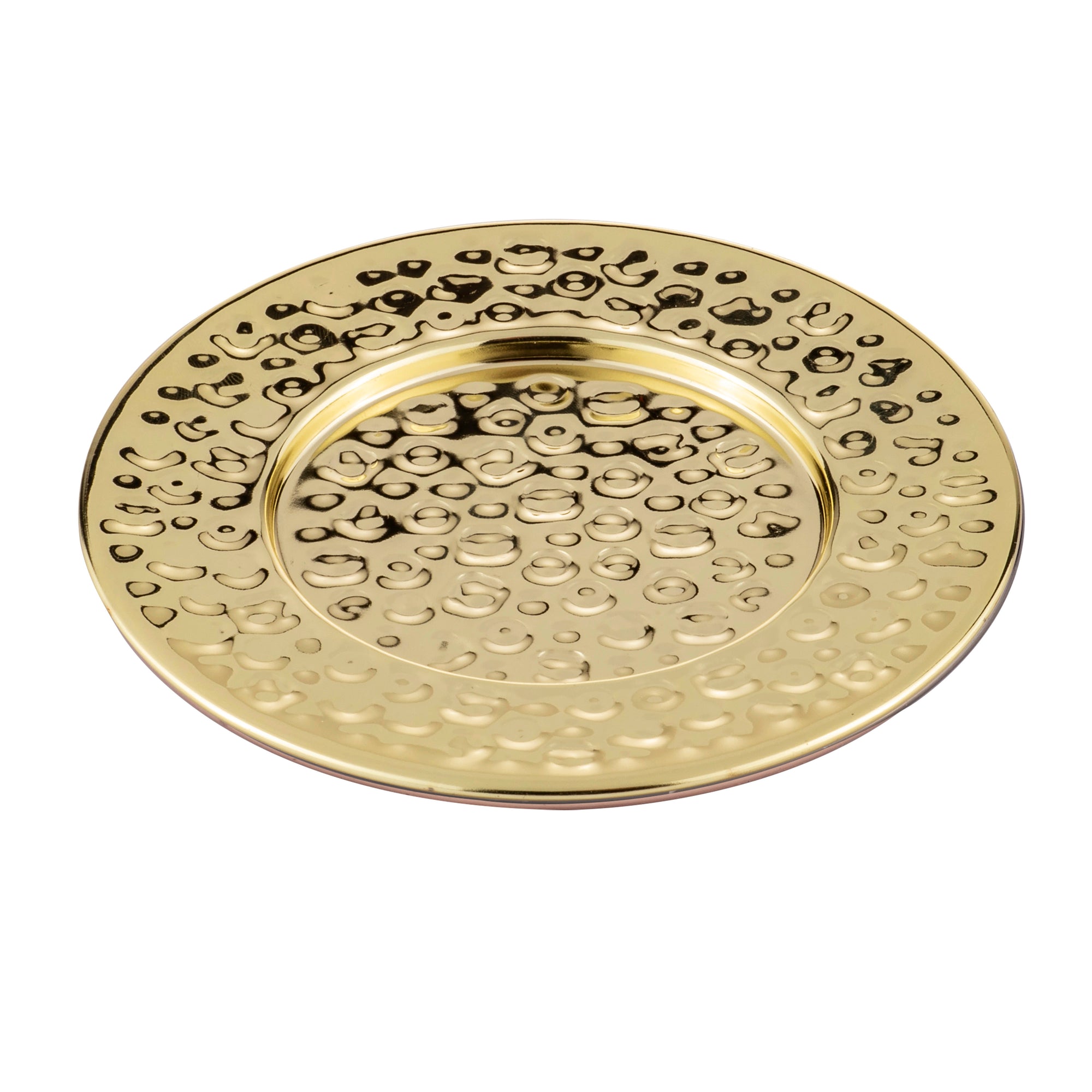 Tempa Spencer Hammered Gold 4pk Coaster Set